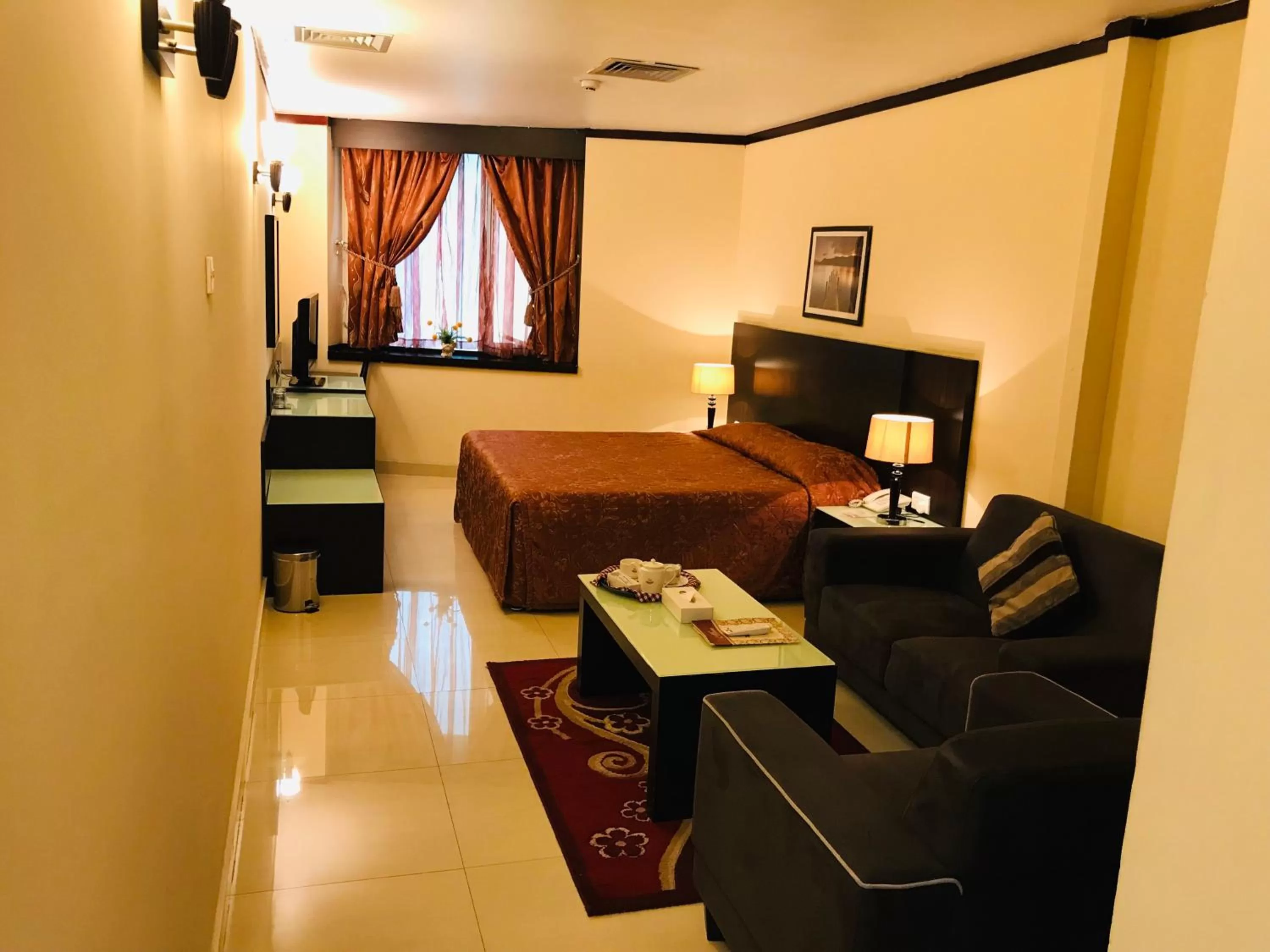 Bed in Panorama Hotel Deira