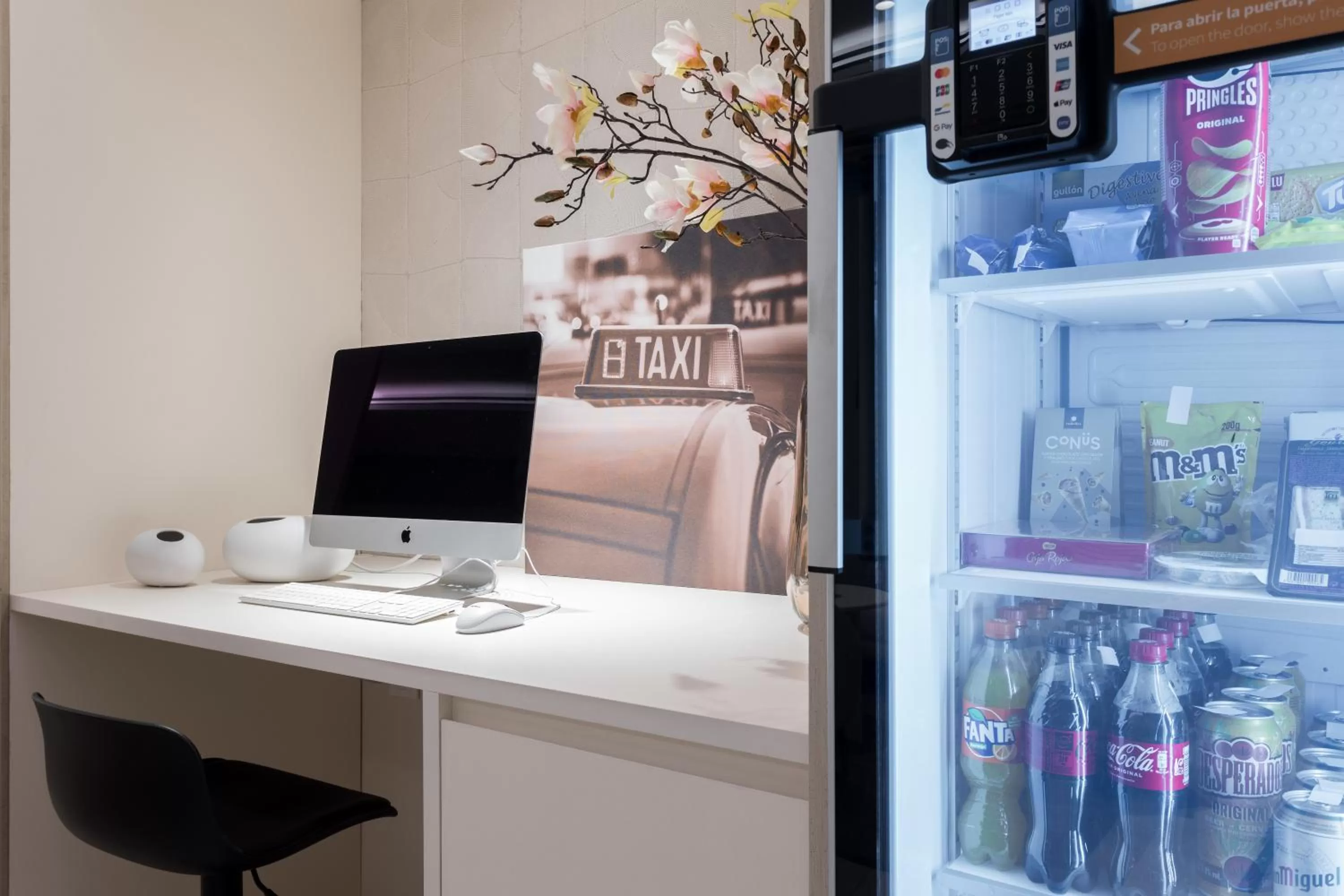 Seating area in Royal Ramblas