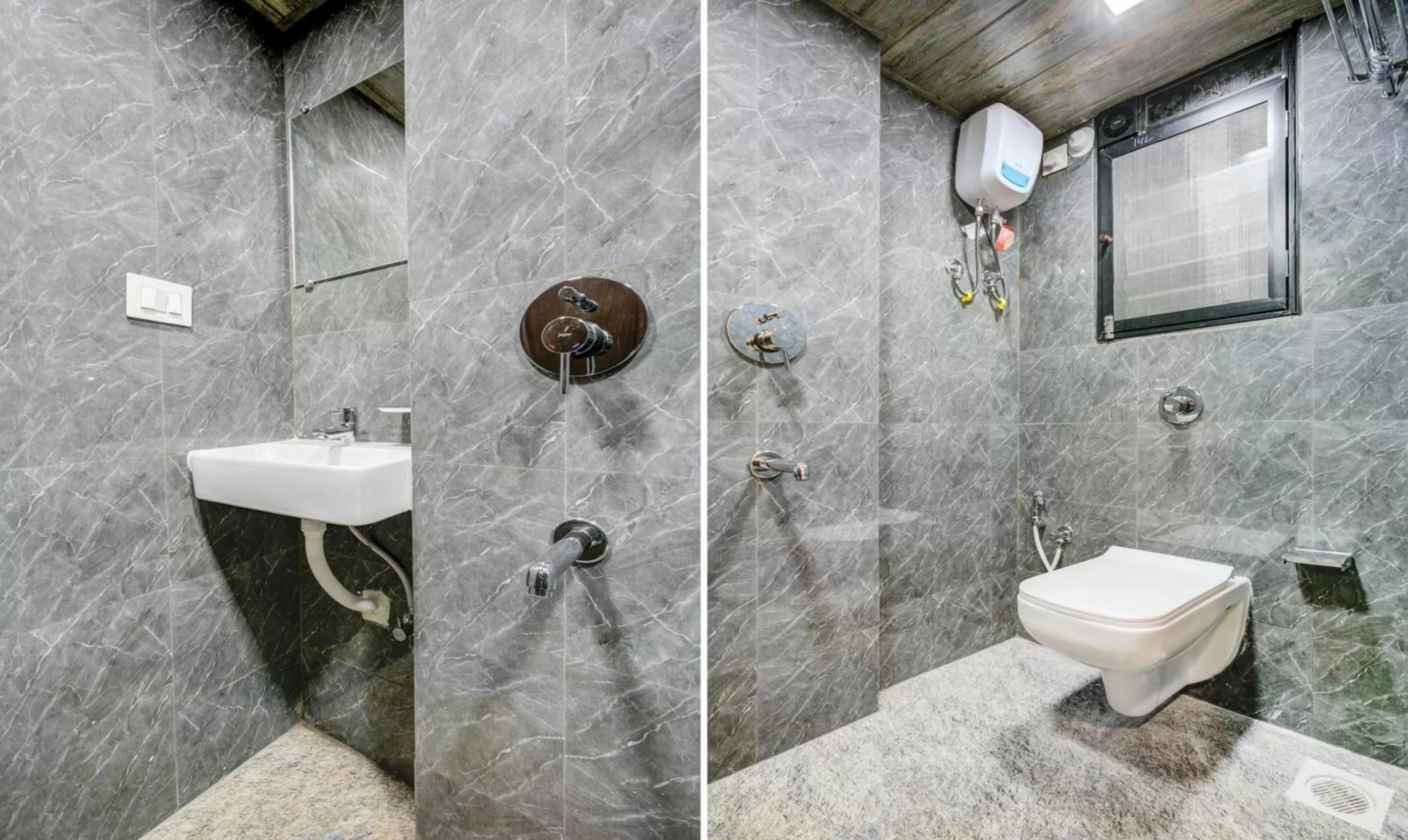 Toilet in Treebo Kings Inn Vashi