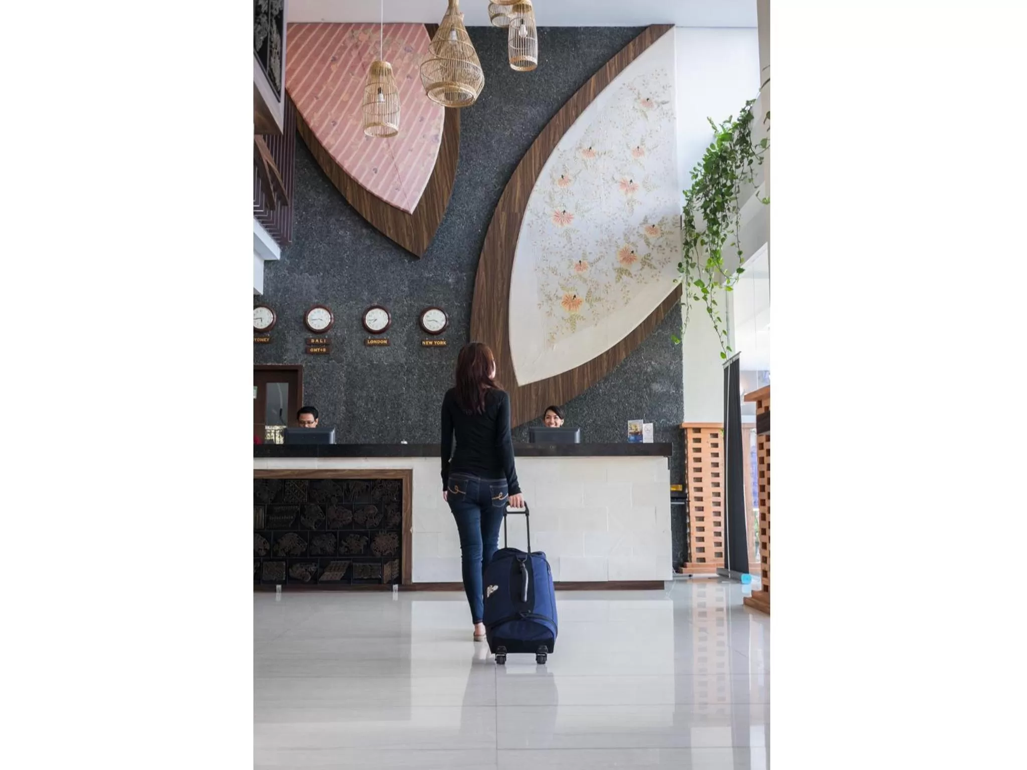 Lobby or reception in Atanaya Kuta Bali