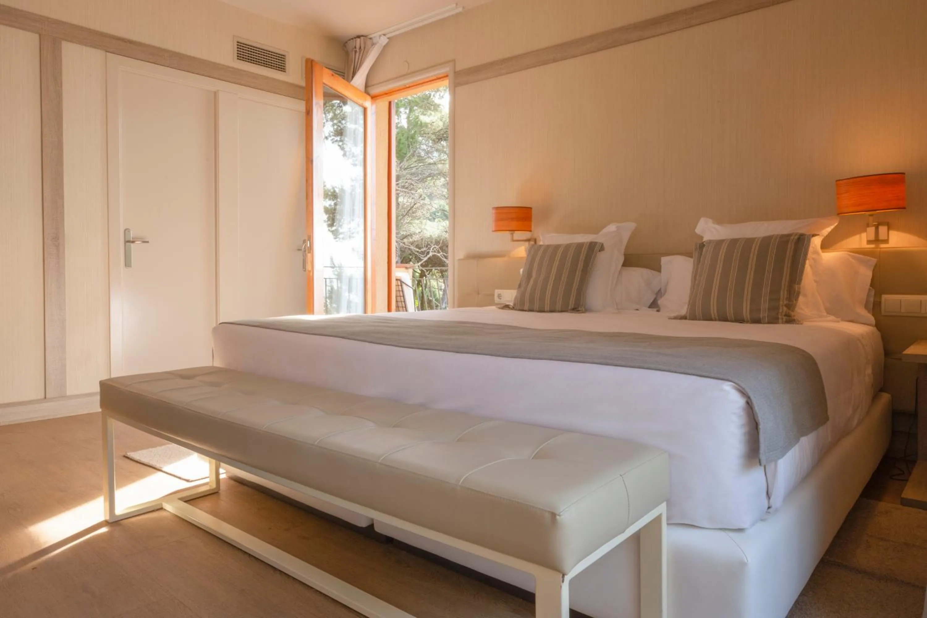 Bed in Hotel Santa Marta