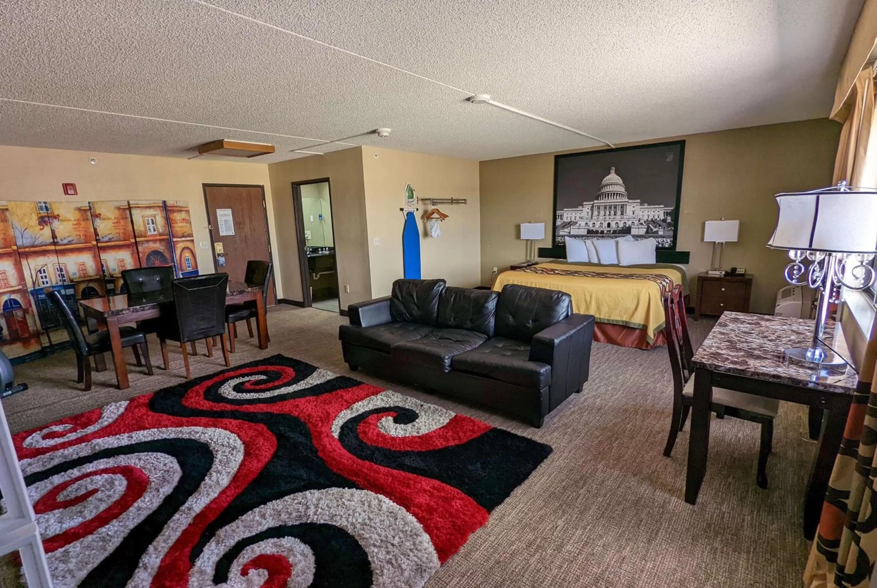 Living room in Super 8 by Wyndham Wichita North