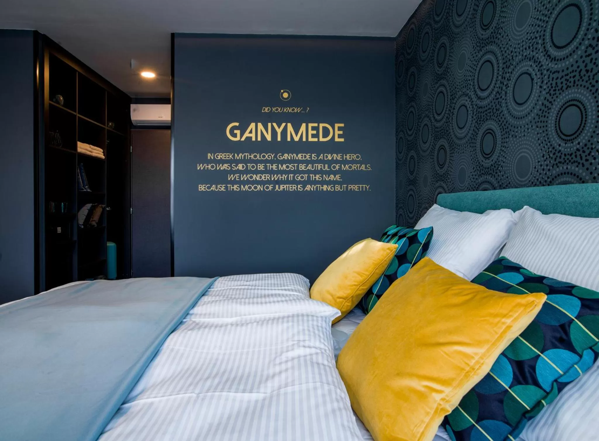 Bedroom, Bed in Rooftop Planet Prague Hotel