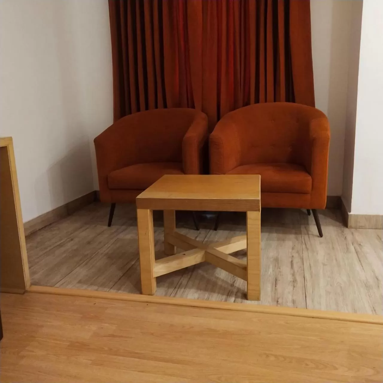 Seating area in PPH Living Railotel Coimbatore