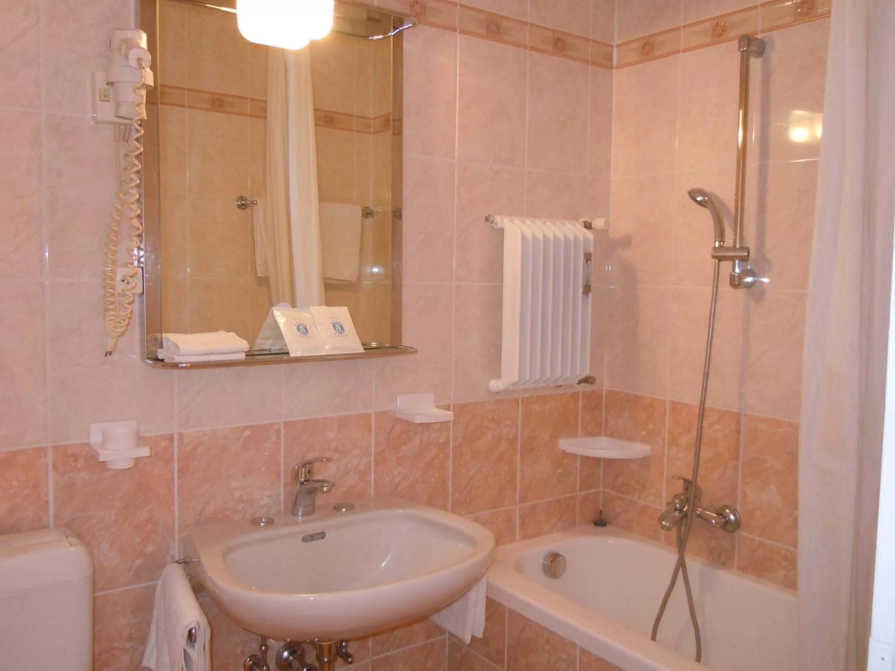 Bathroom in Swiss Lodge Nassa Garni