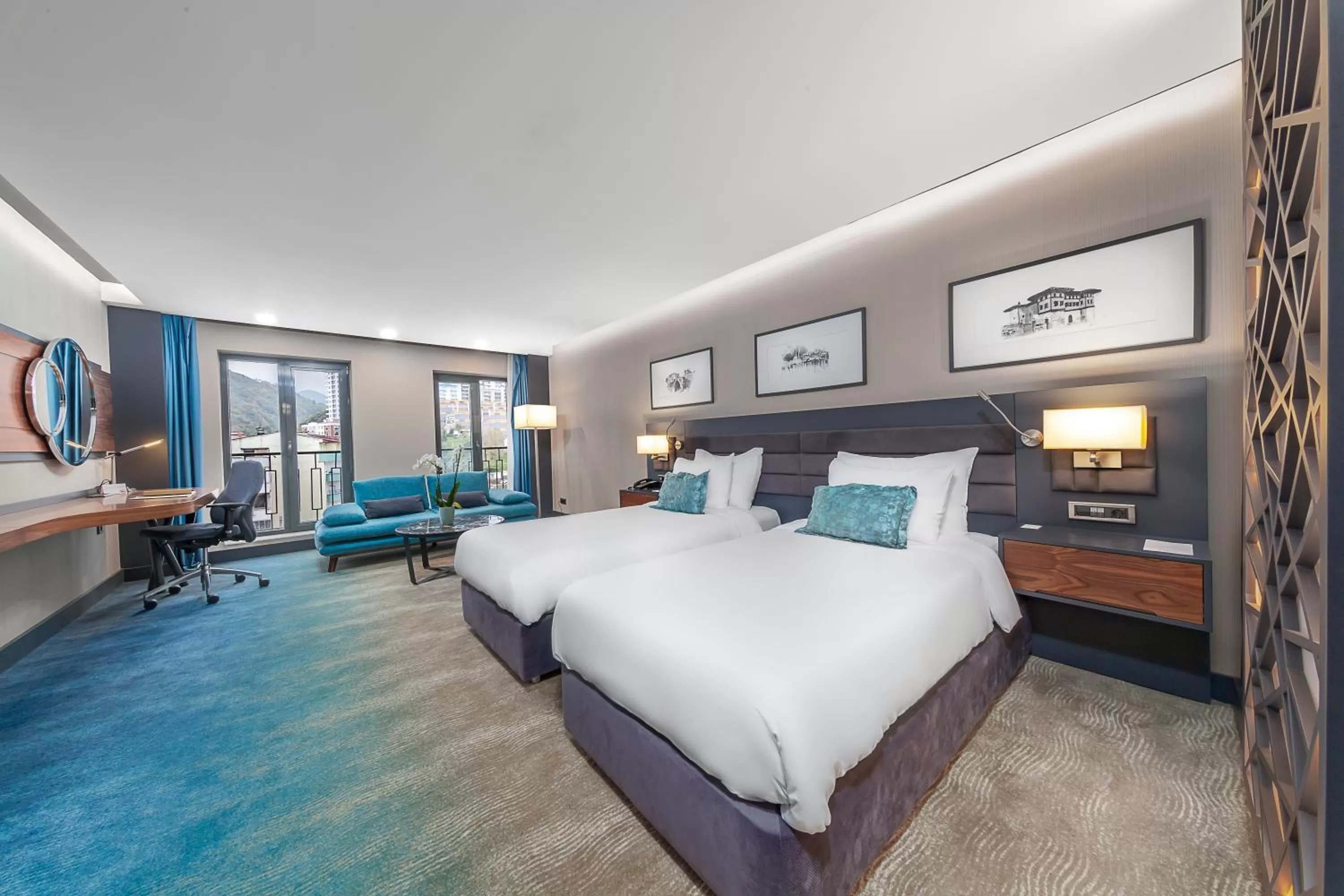 City view, Bed in Park Dedeman Trabzon