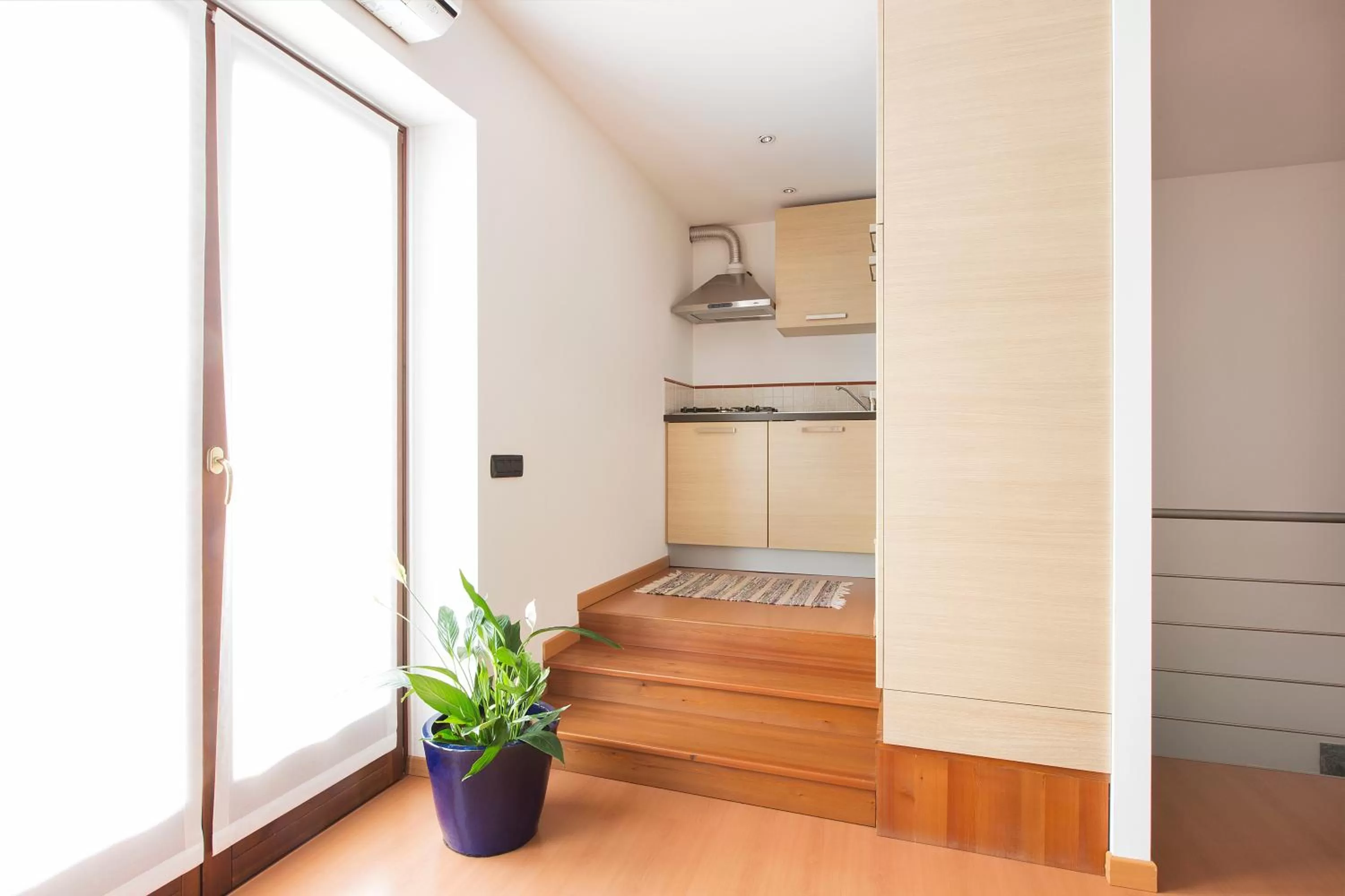 Kitchen or kitchenette, Bed in B&B La Corte