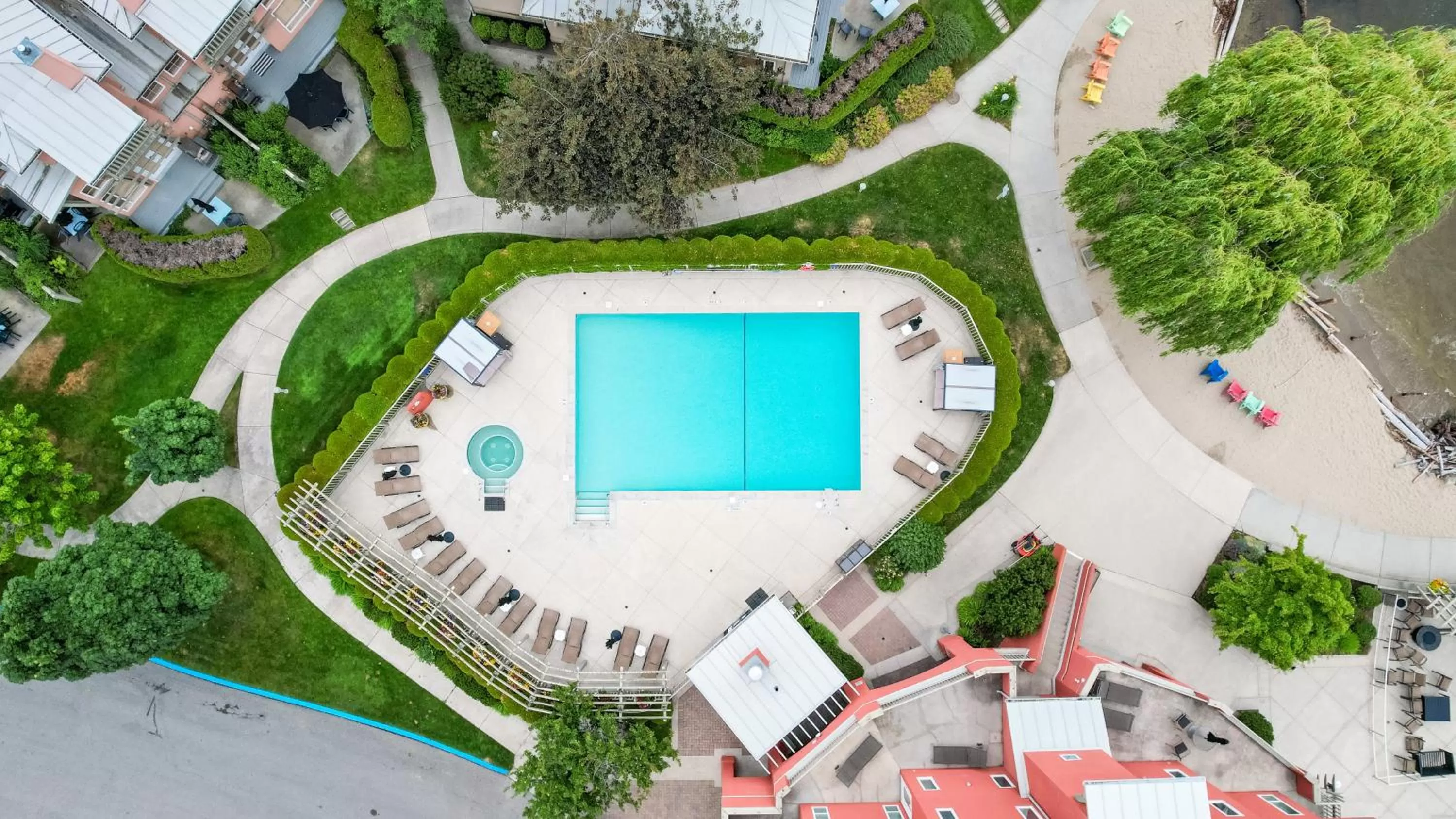 Bird's eye view in Manteo at Eldorado Resort