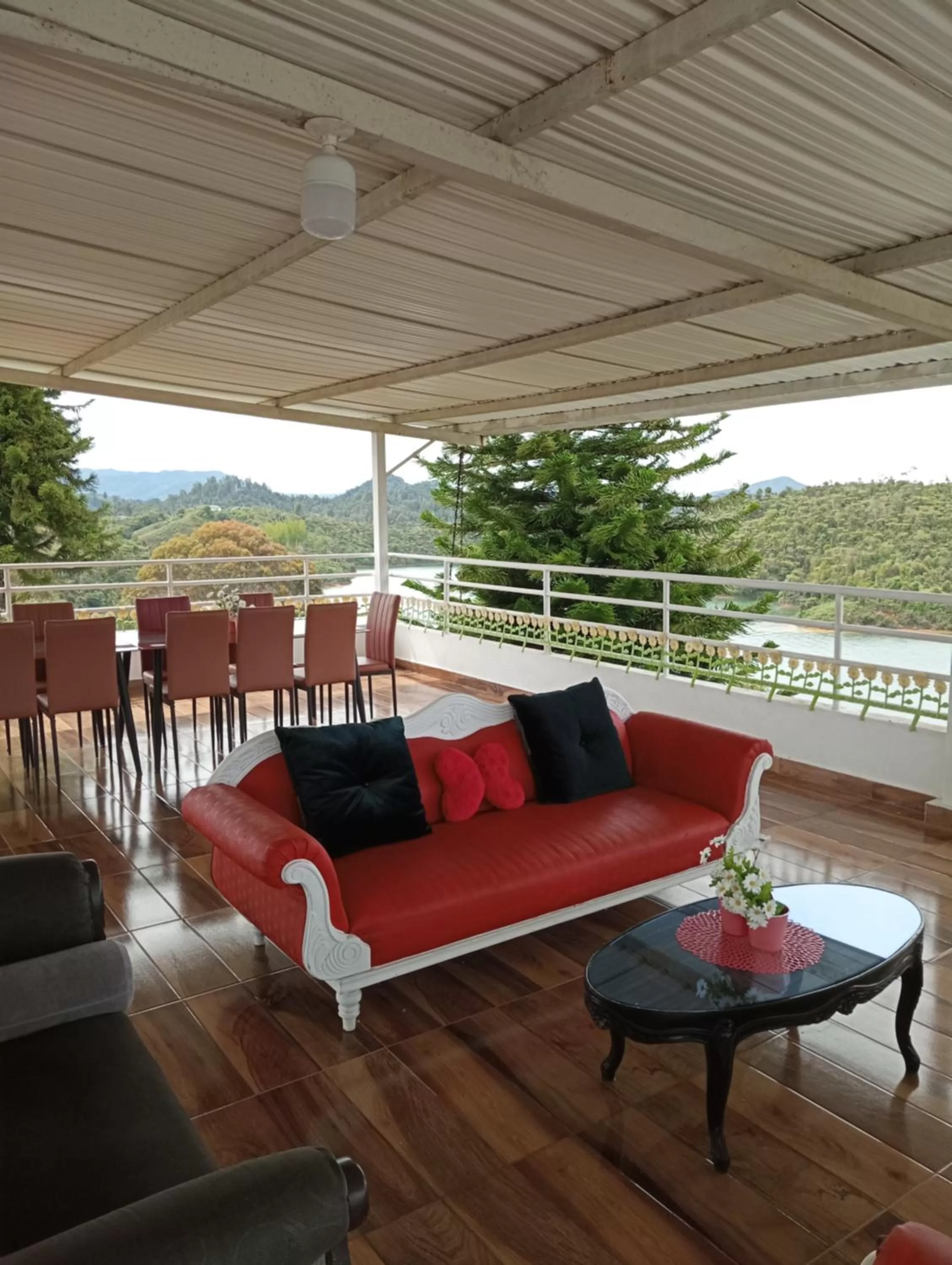 Balcony/Terrace, Seating Area in Paradise Lake Finca Hotel