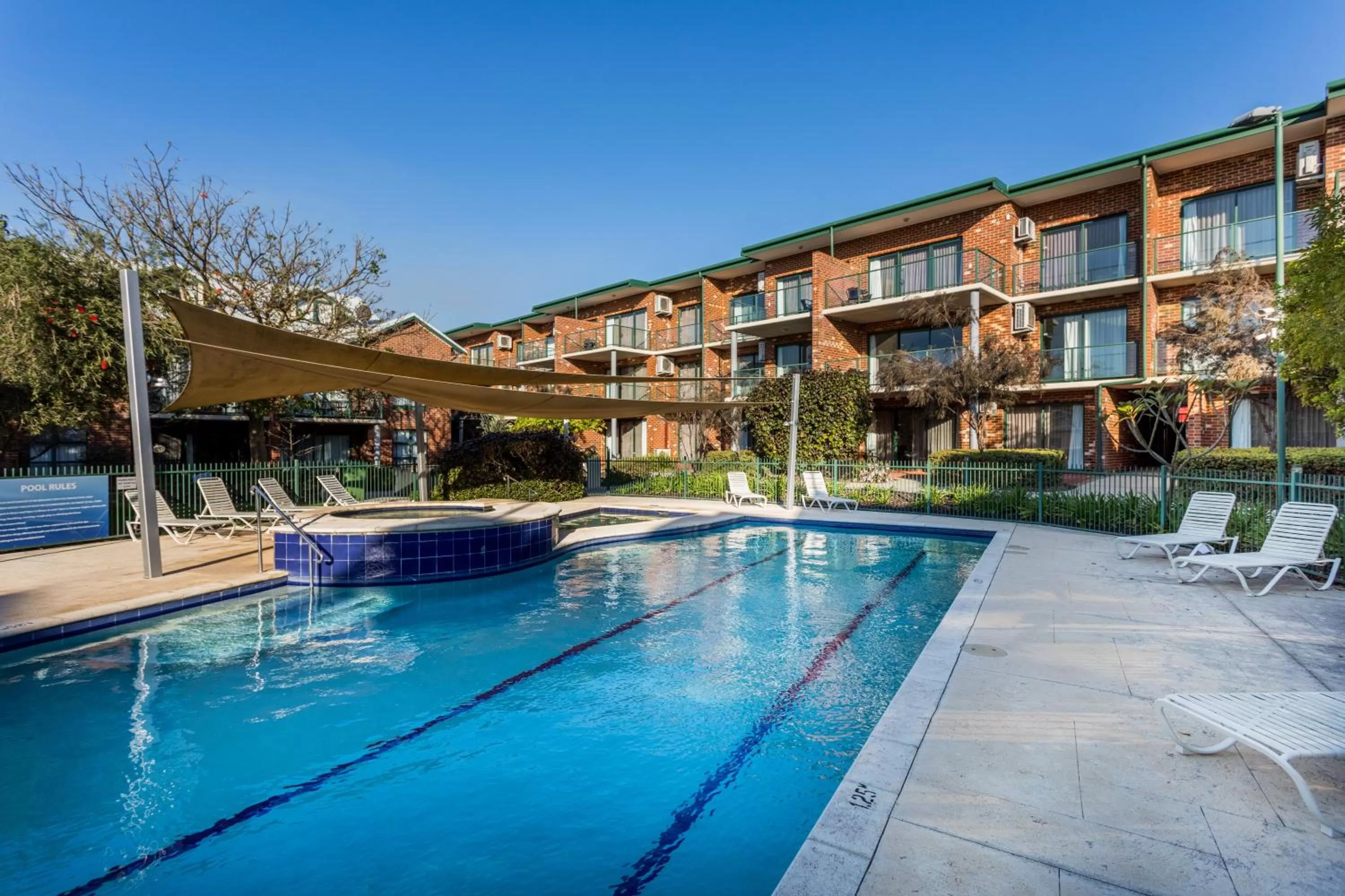 Swimming pool in Perth Ascot Central Apartment Hotel Official