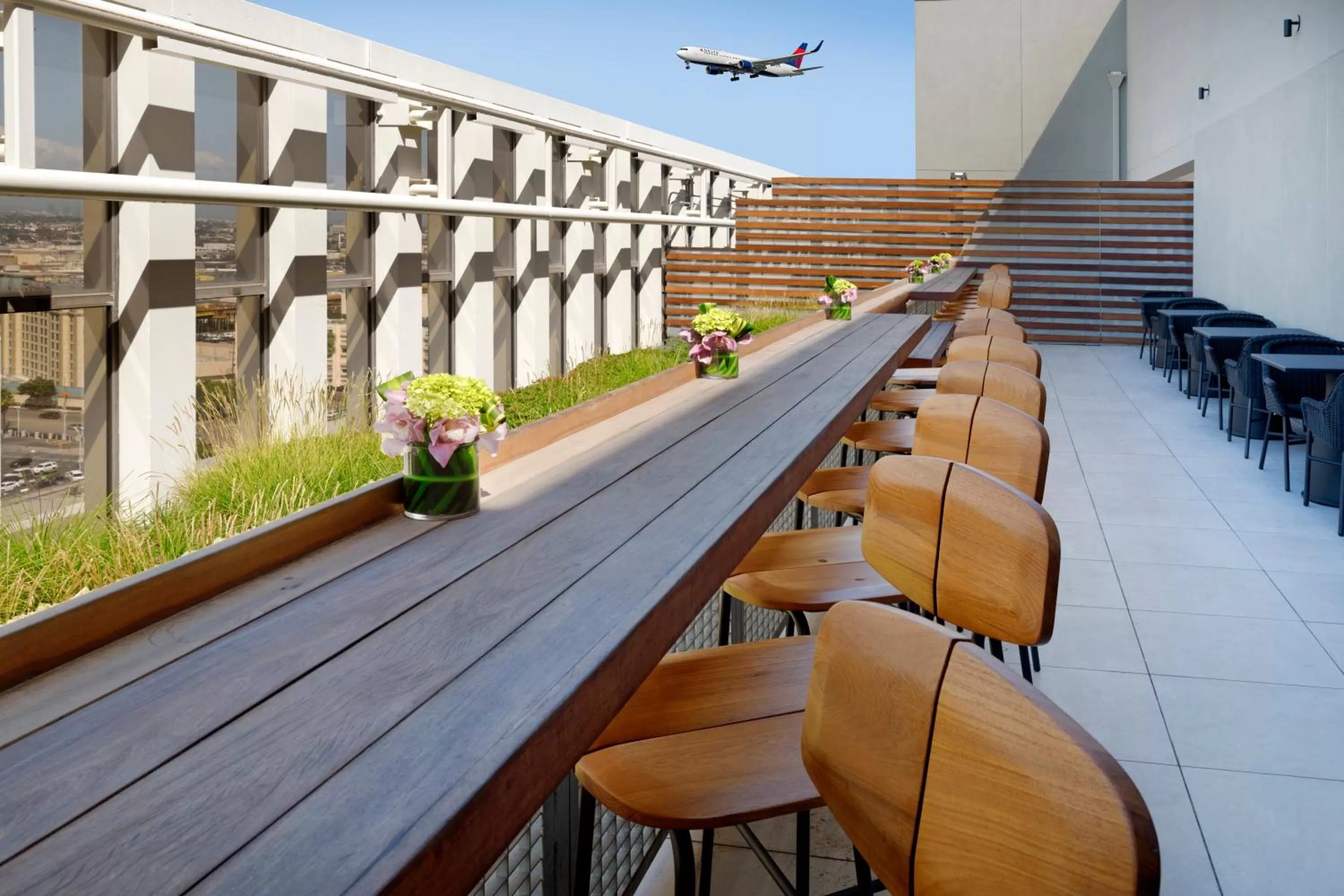 Patio in Hyatt House LAX Century Blvd