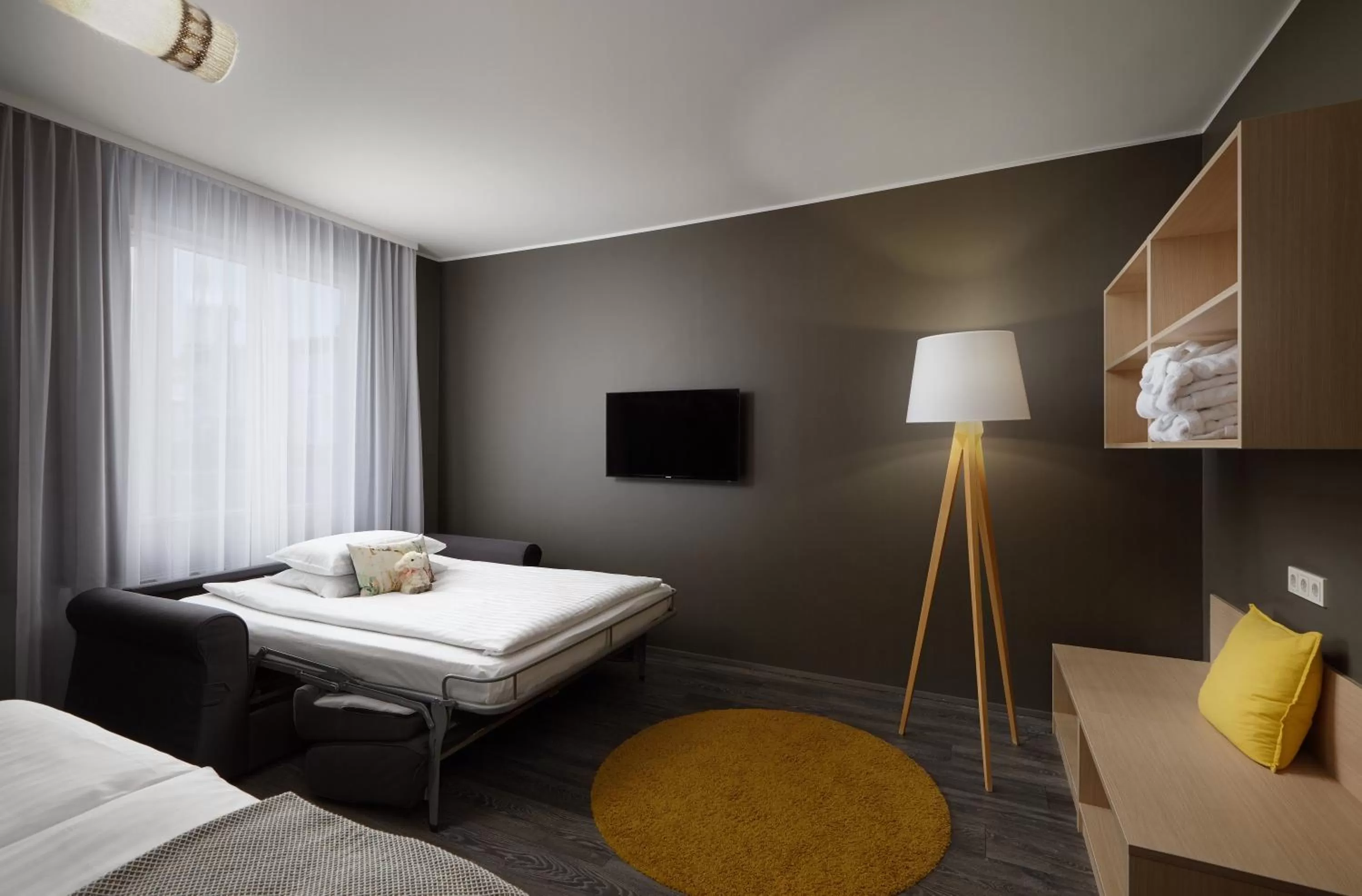 TV and multimedia, Bed in Alda Hotel Reykjavík