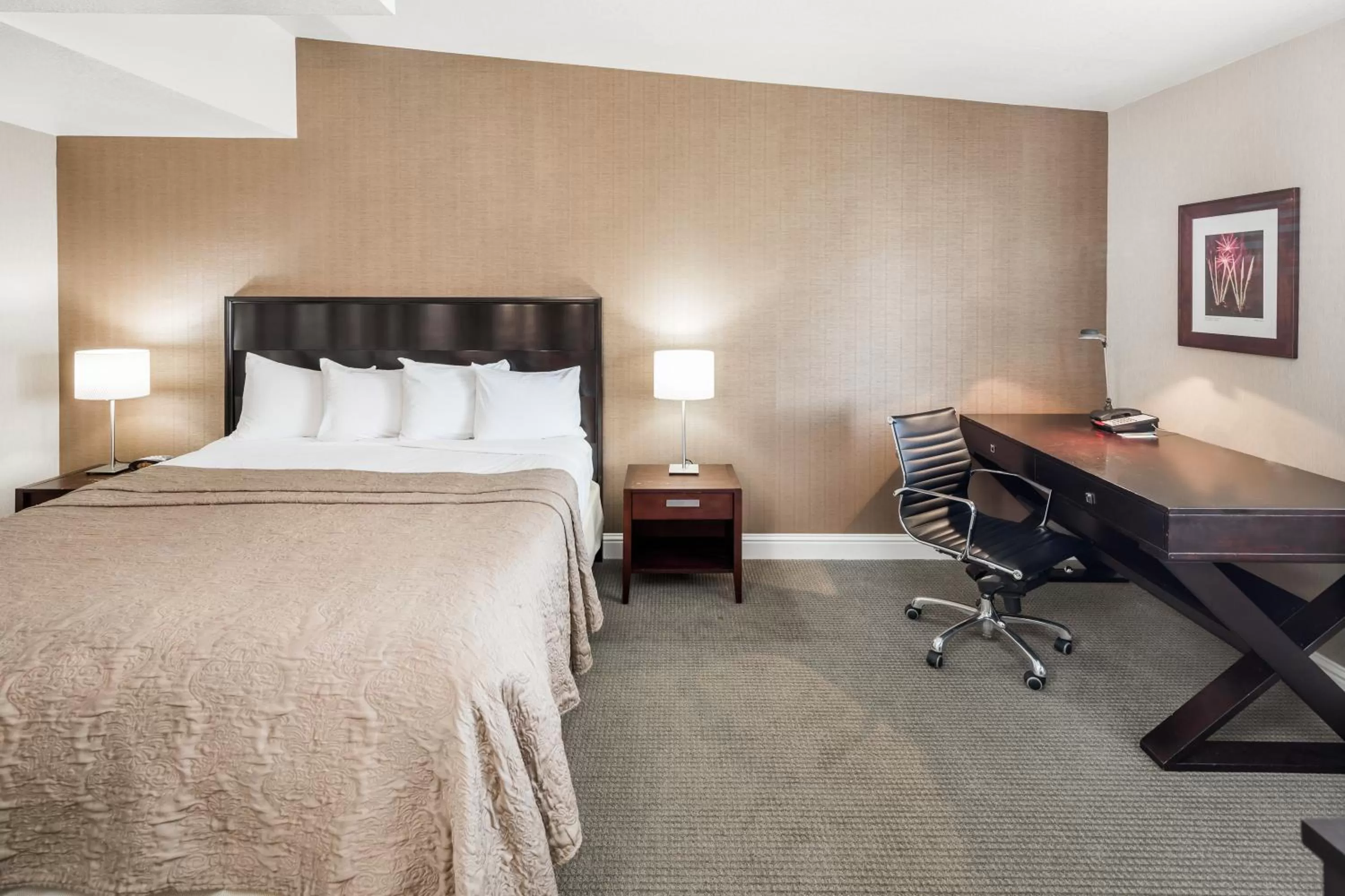 Bed in Lions Gate Hotel