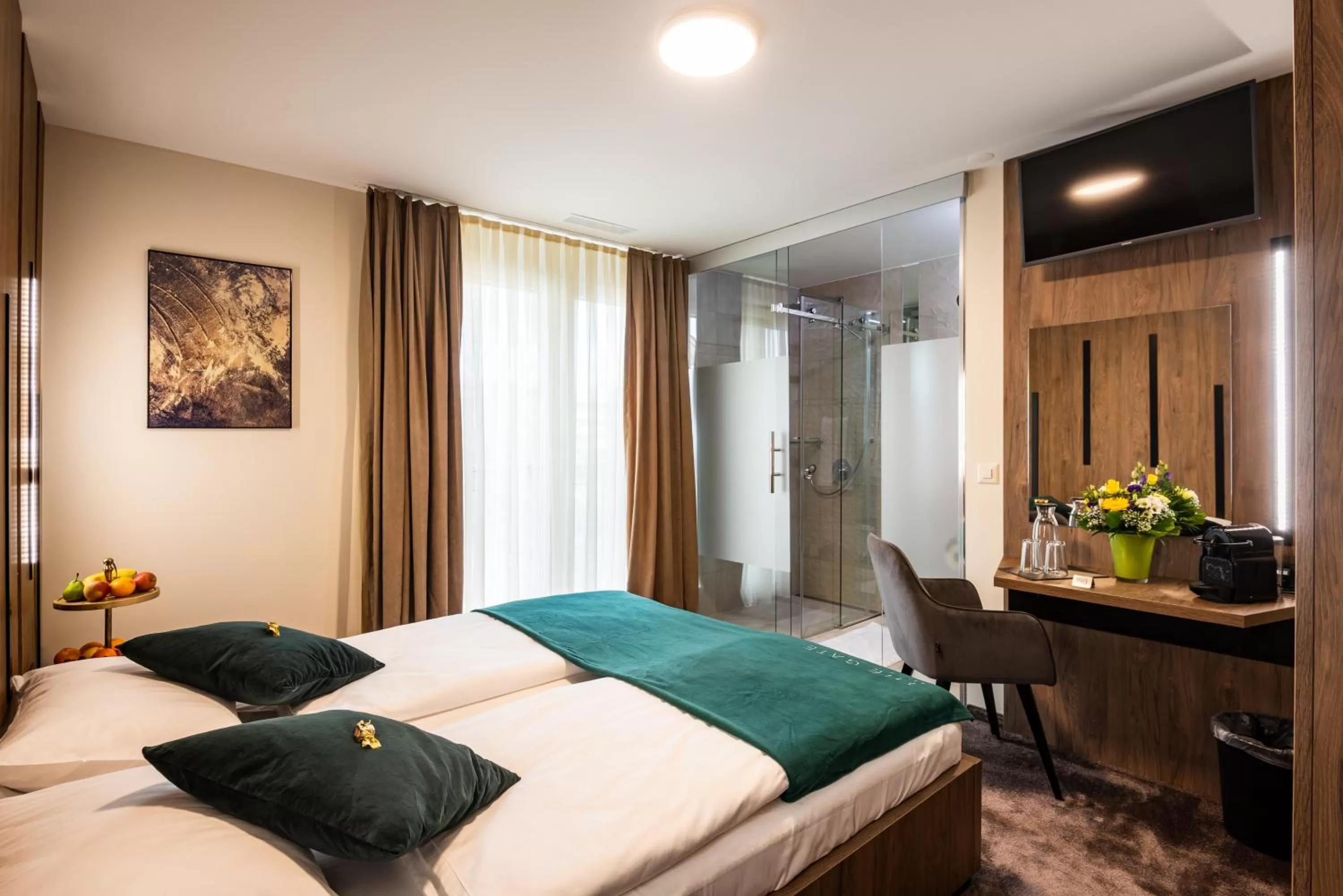 Bed in The Gate Boutique Hotel Zürich