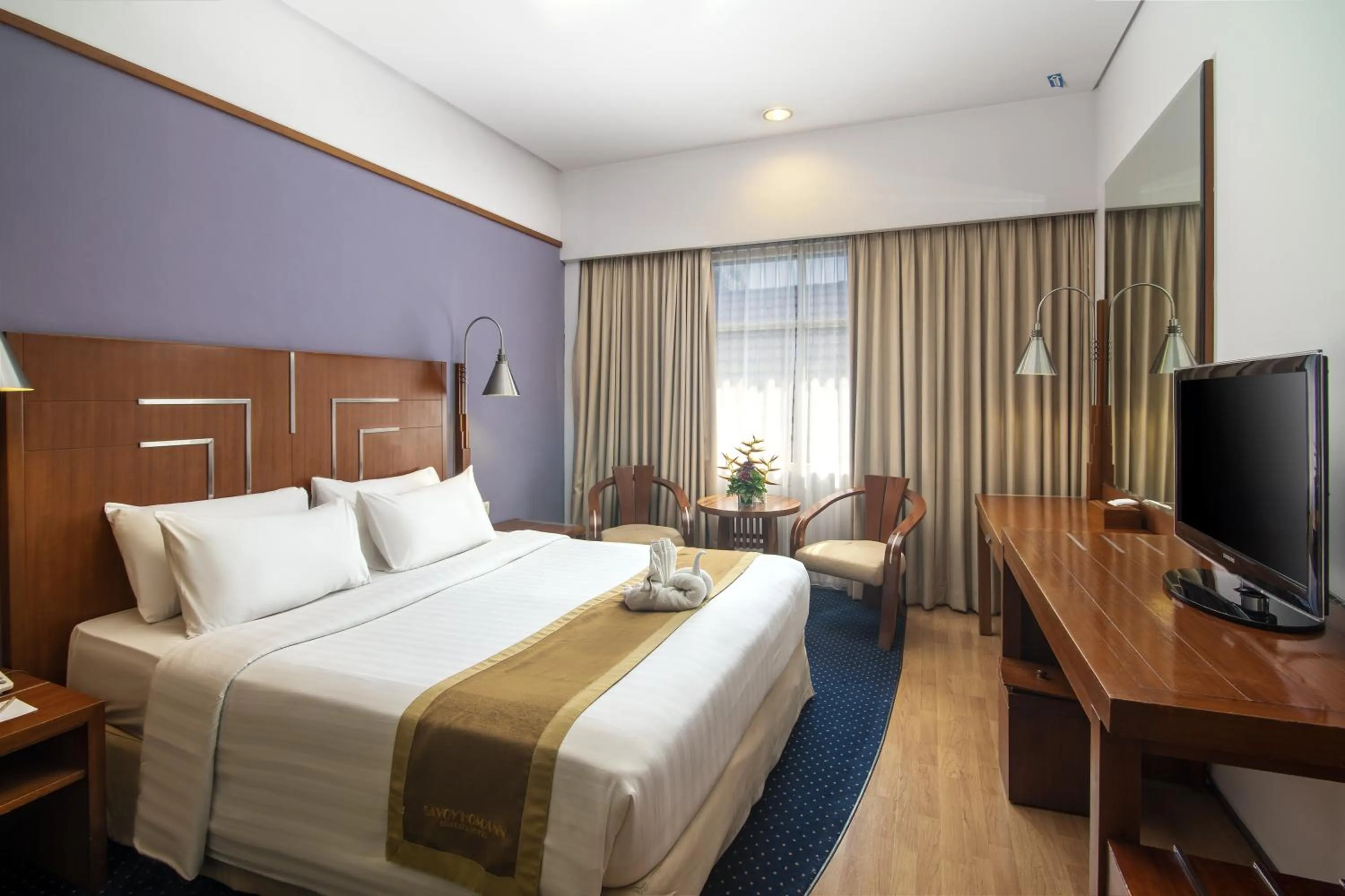 Bed in Hotel Savoy Homann