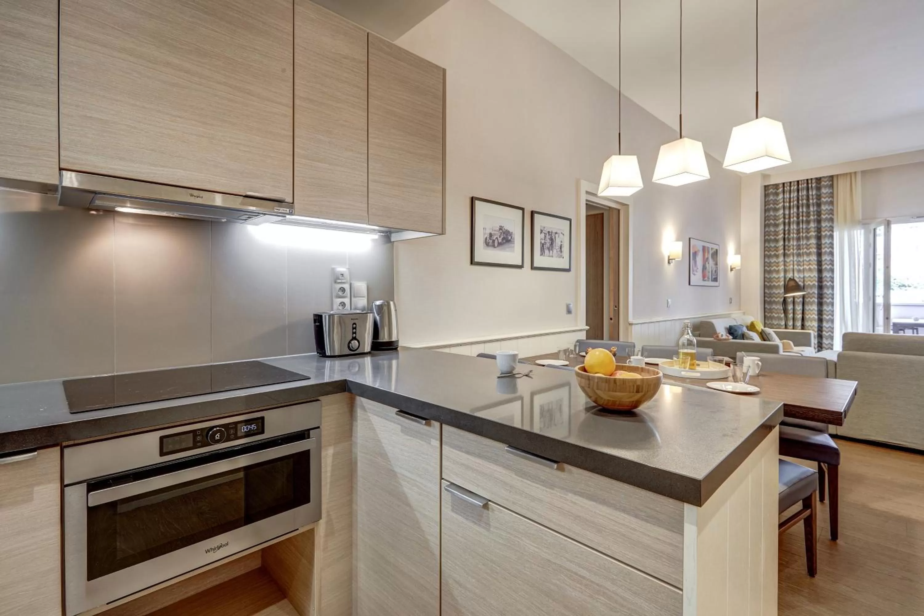 Patio in Résidence Pierre & Vacances Premium Presqu'Ile de la Touques