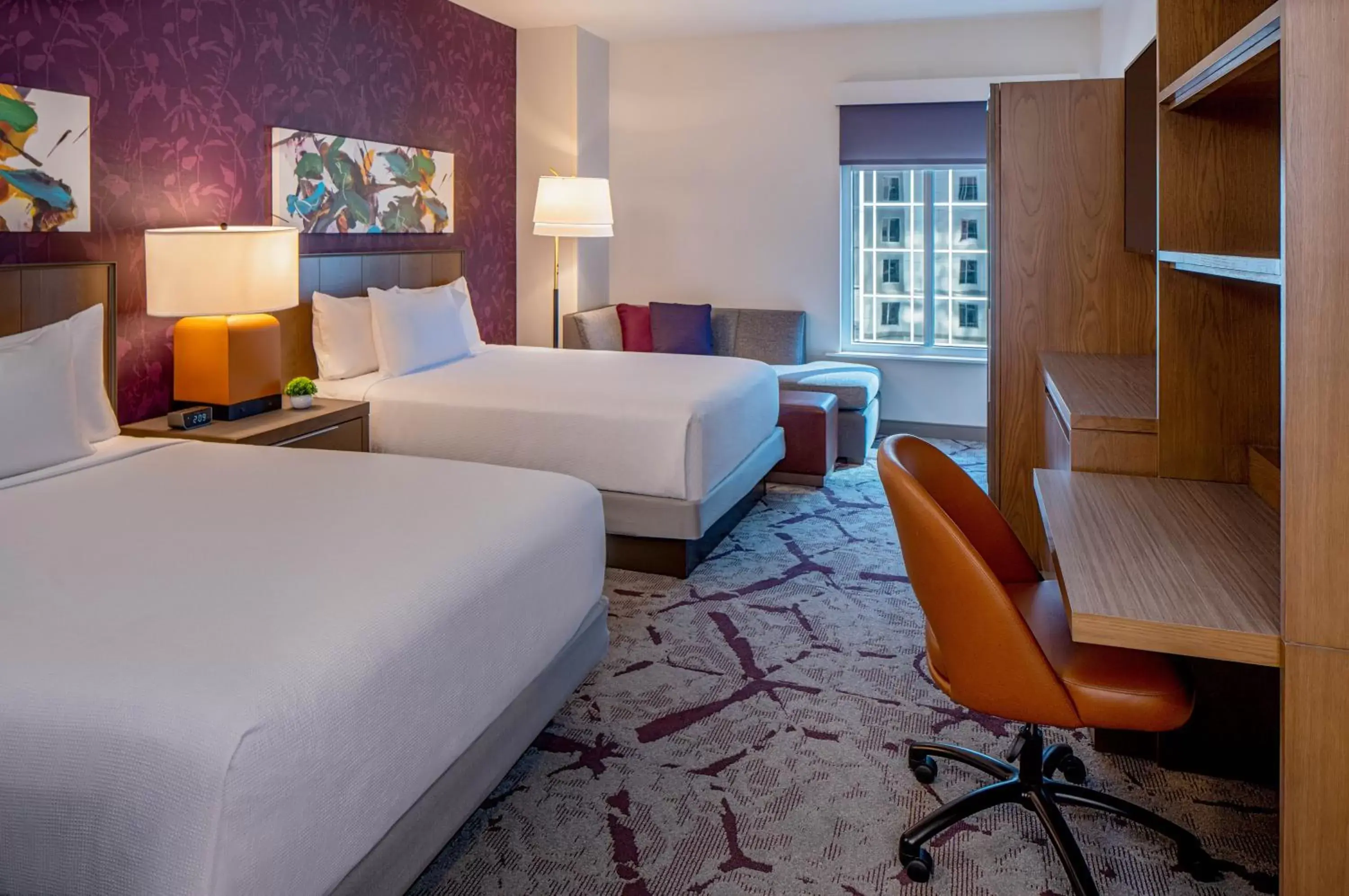 Den Queen Room with Two Queen Beds in Hyatt House Tampa Downtown Den Queen Room with Two Queen Beds in Hyatt House Tampa Downtown