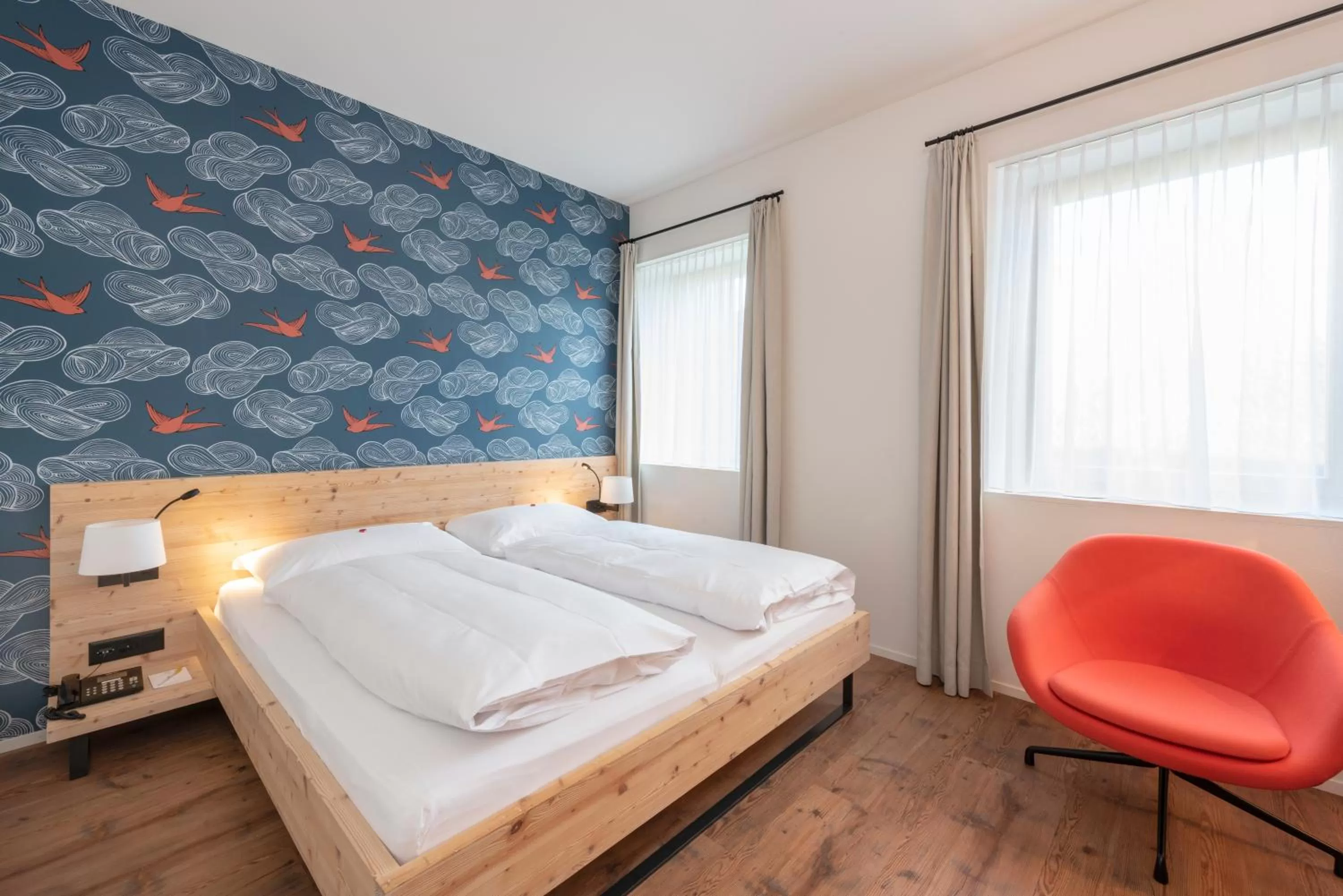 Photo of the whole room, Bed in Berghotel Randolins