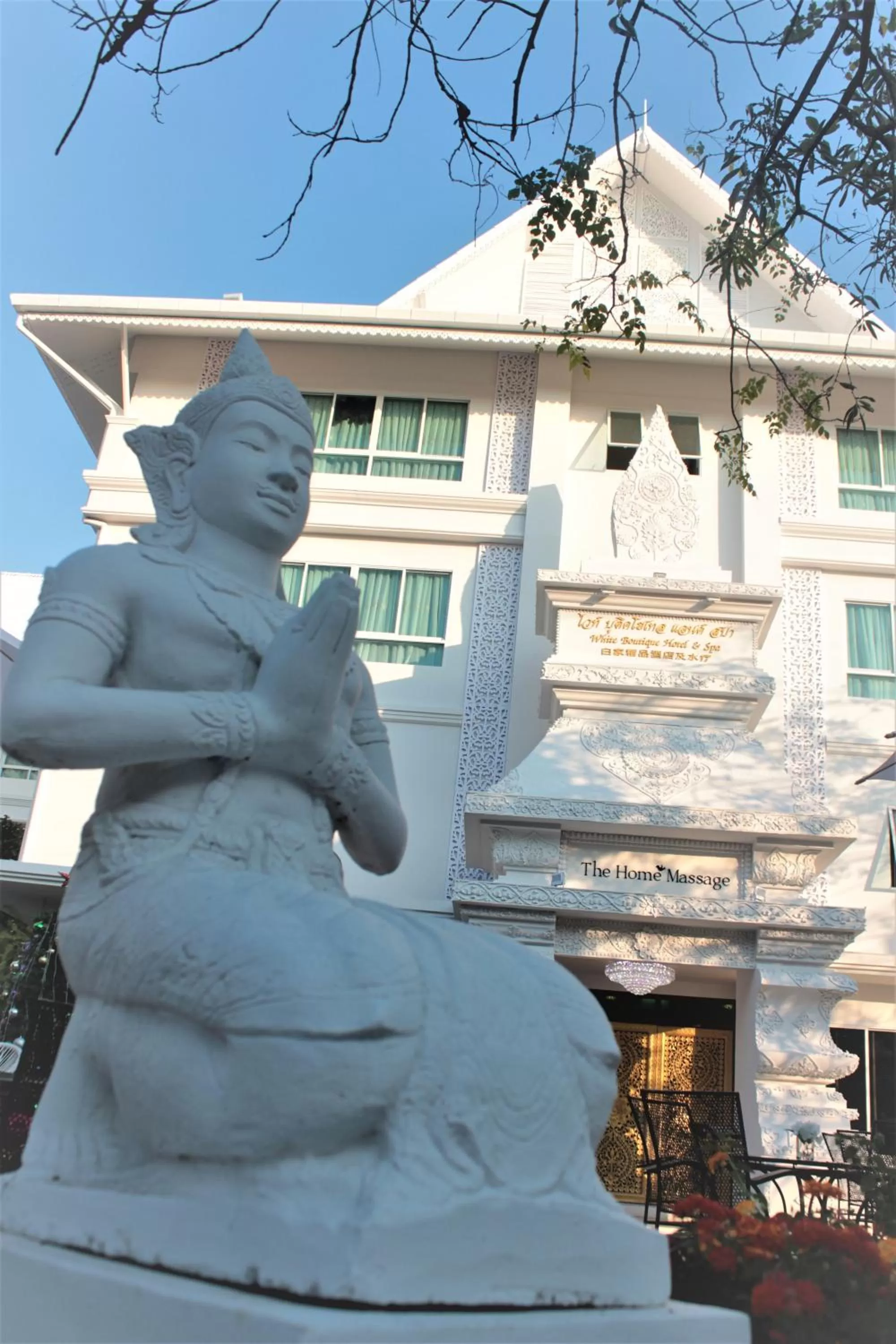 Facade/entrance in White Boutique Hotel and Spa