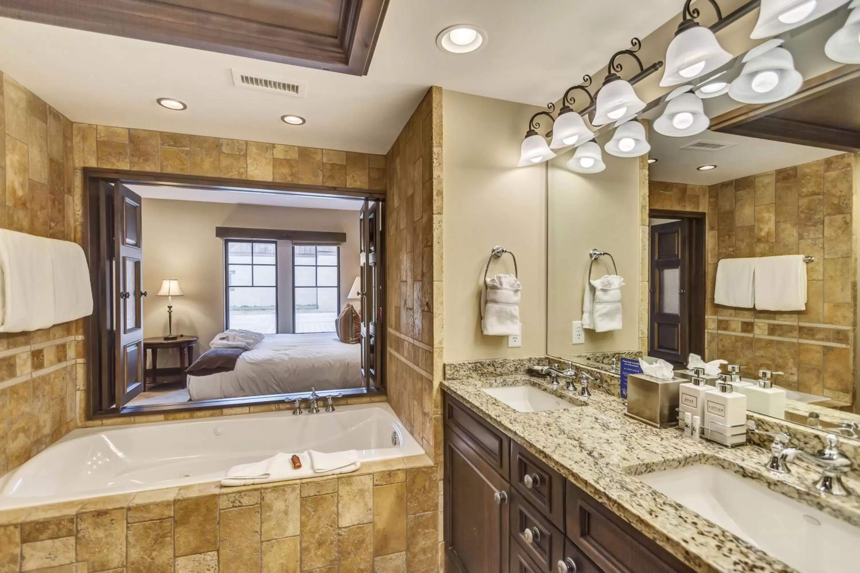 Bed in The Chateaux Deer Valley