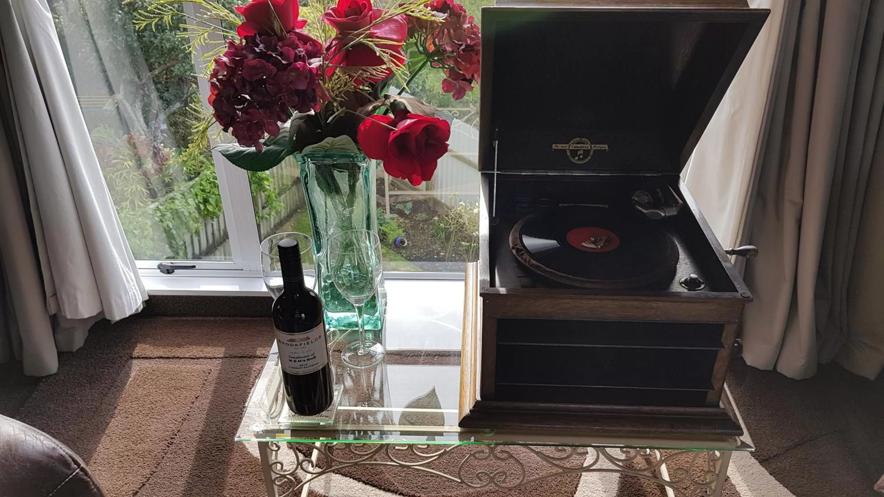 Seating area in MnM's BnB