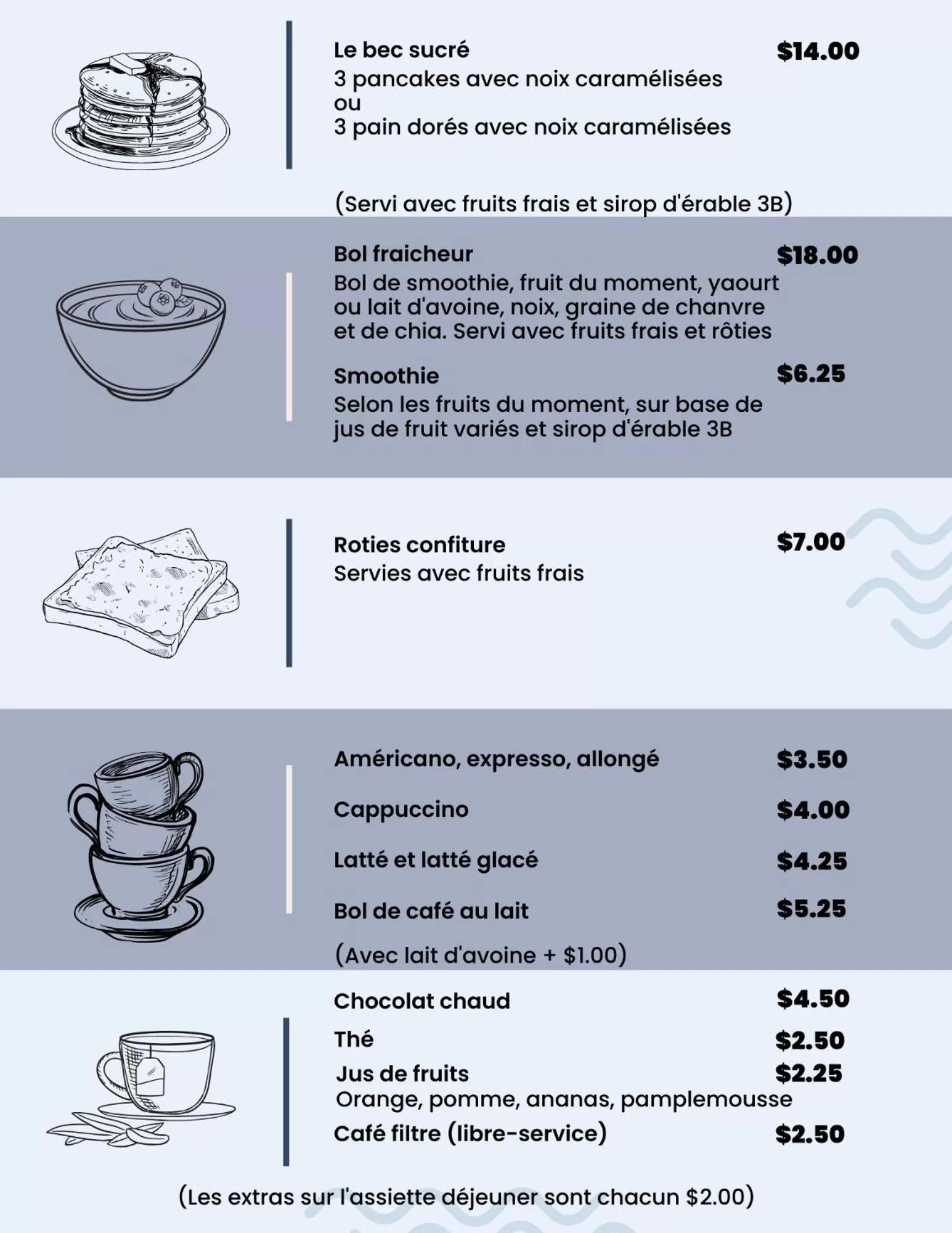 Restaurant/places to eat in Auberge Seigneurie des Monts