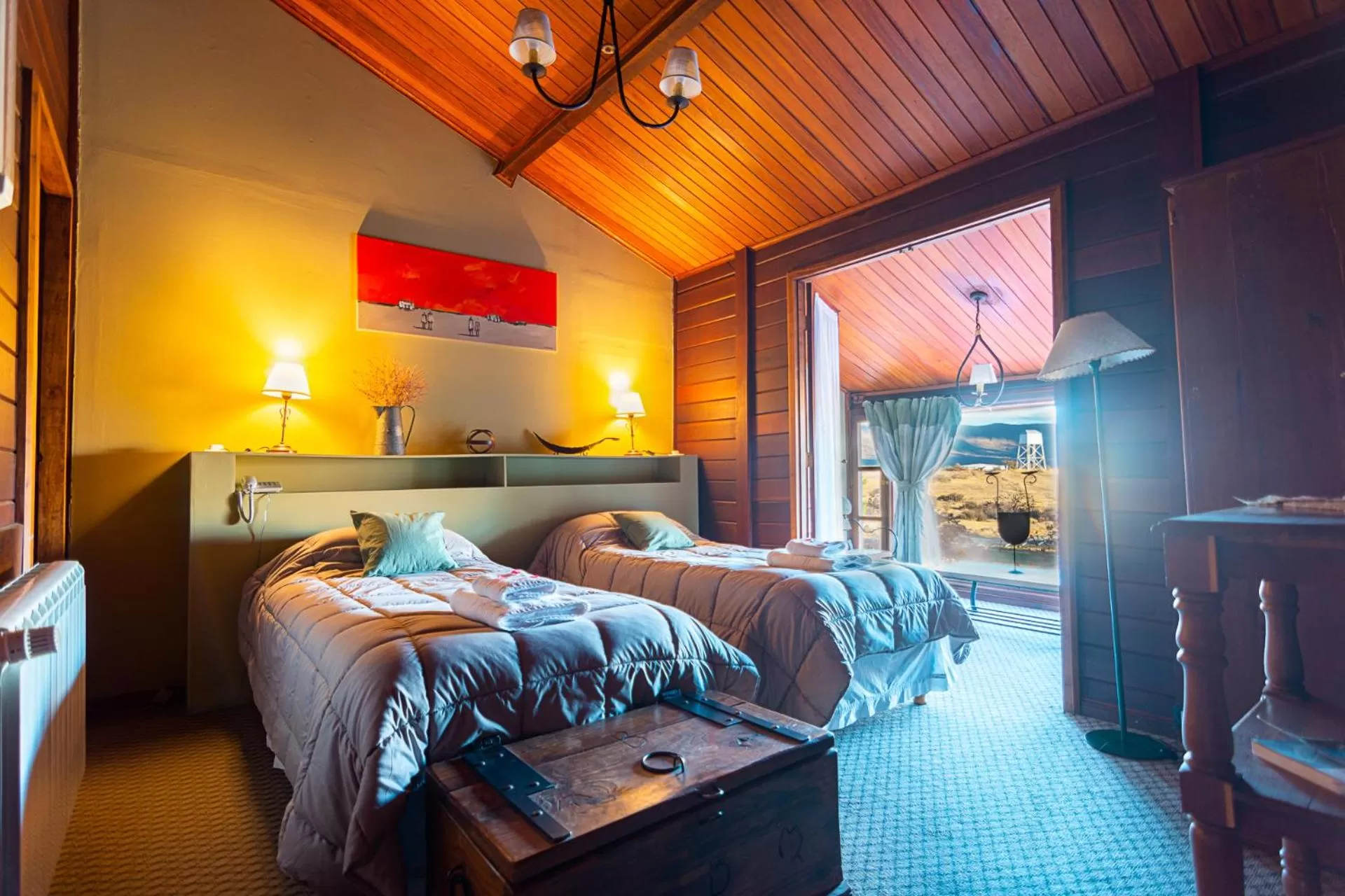 Bed in Hostería El Galpón Del Glaciar