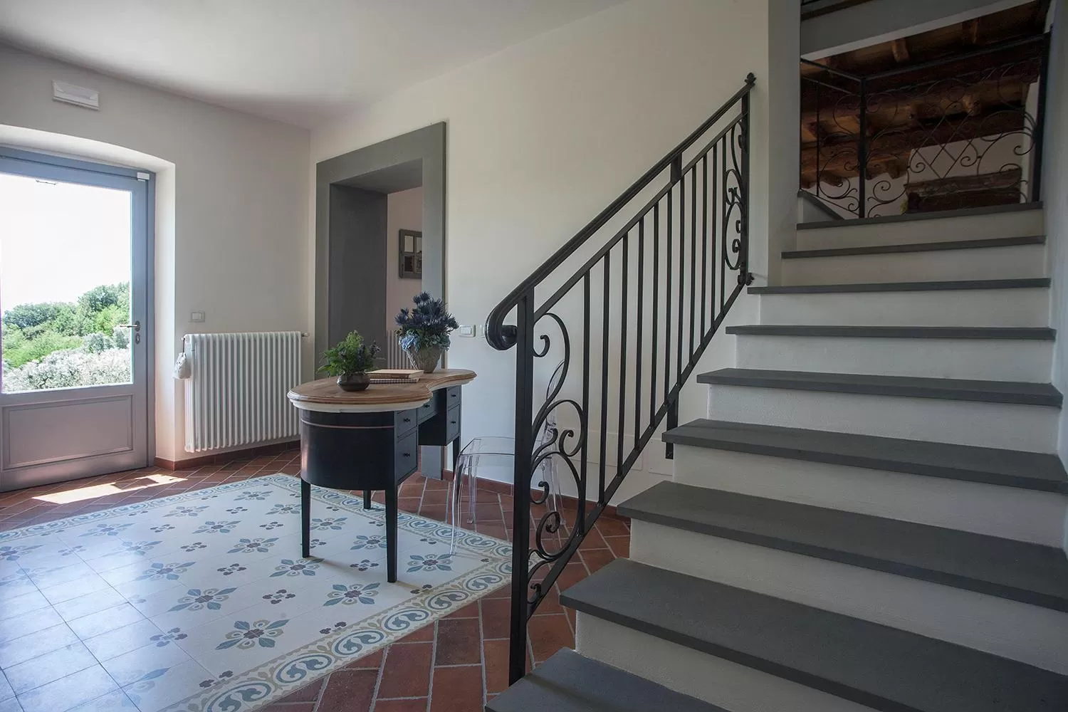 Lobby or reception in Podere La Contessa B&B