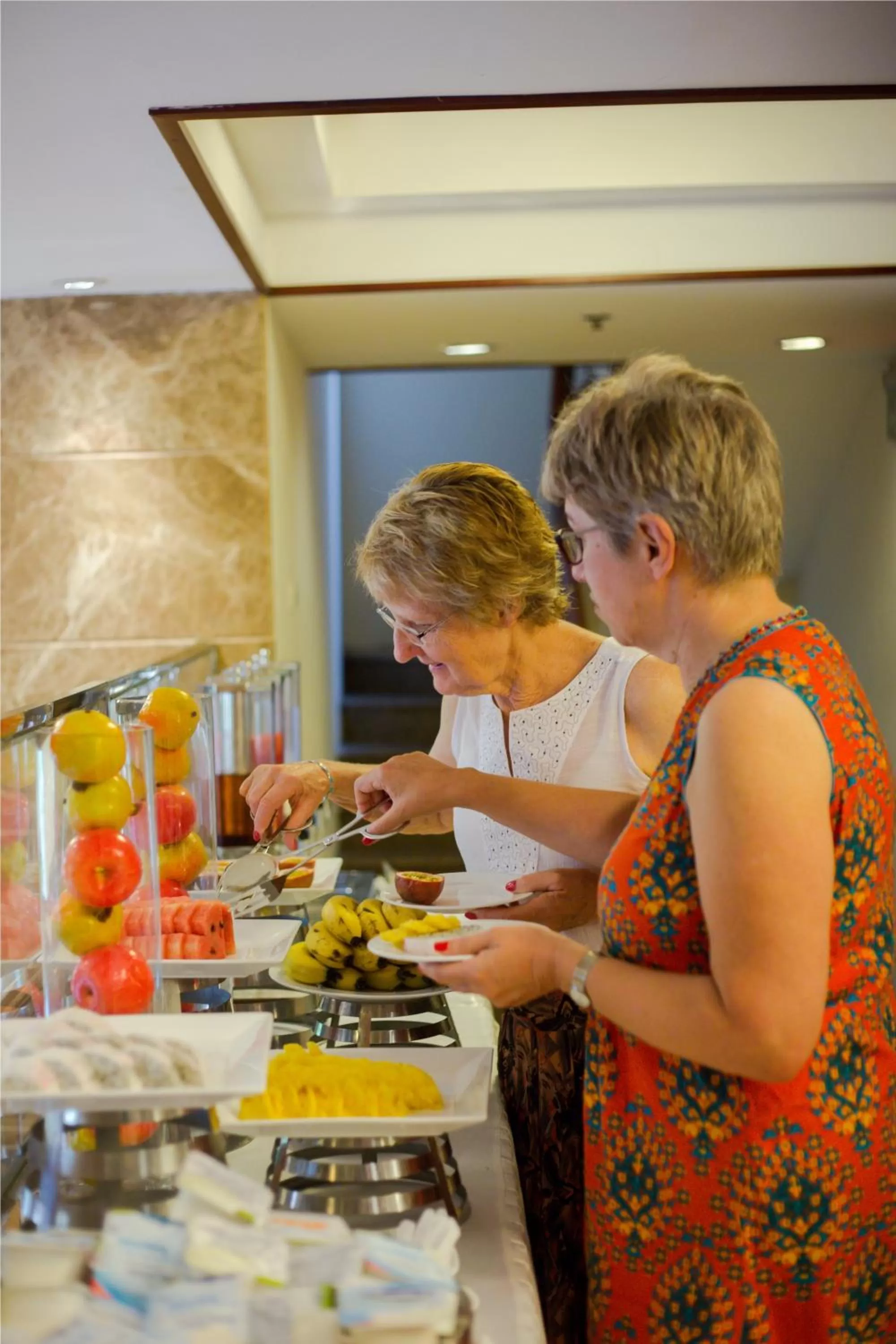 Buffet breakfast in Conifer Boutique Hotel