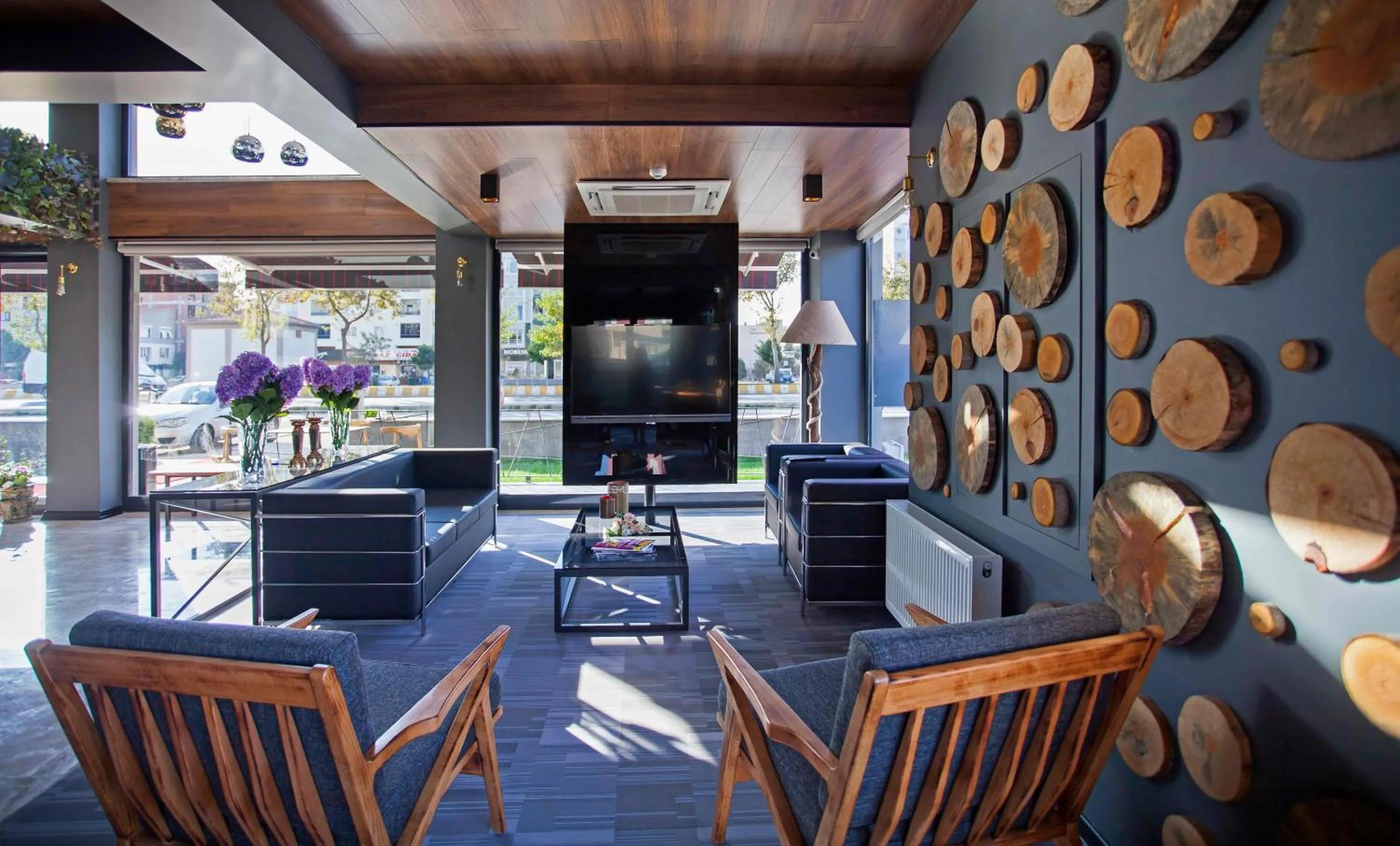 Lobby or reception in Hotel Cura