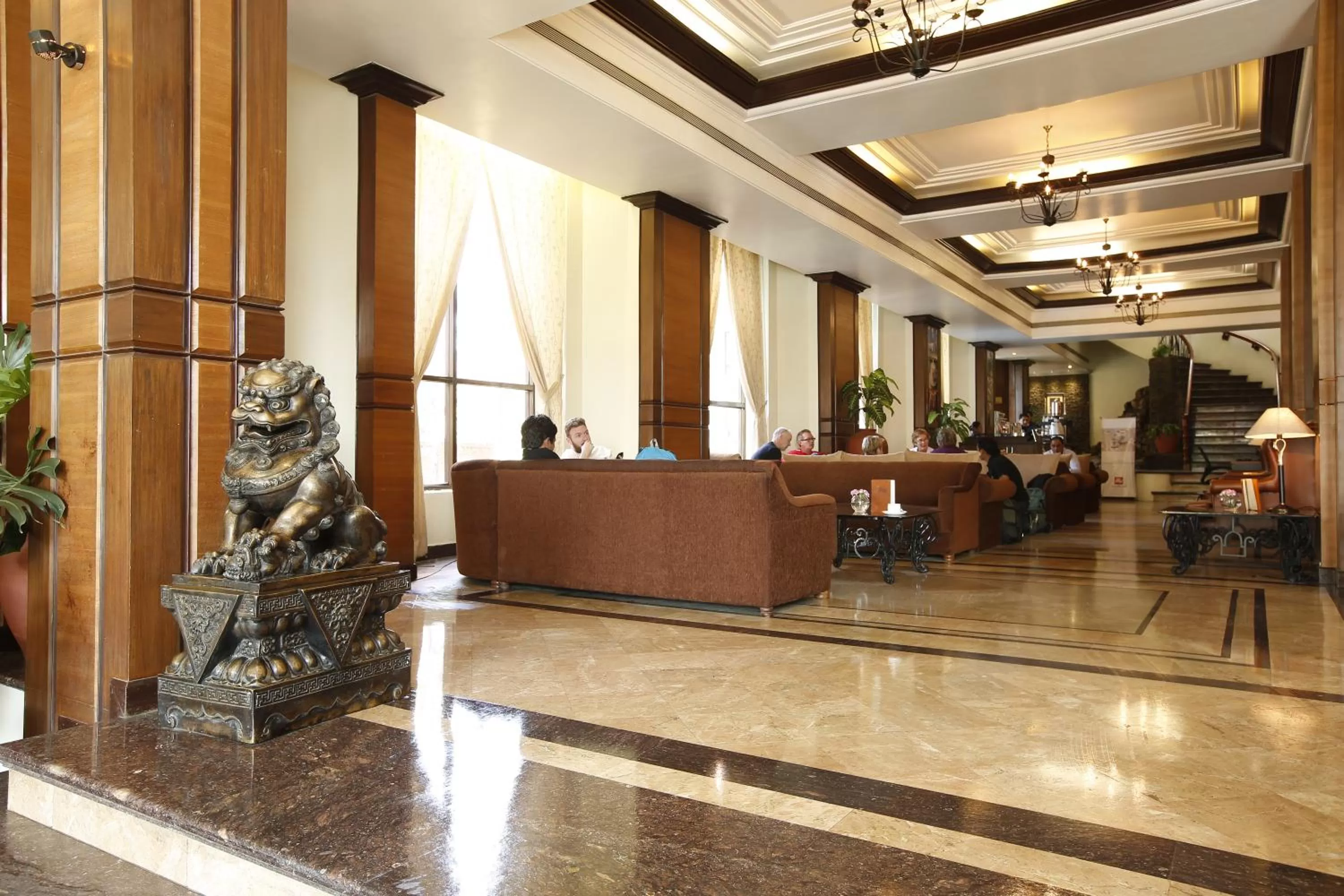 Lobby or reception in Royal Singi Hotel