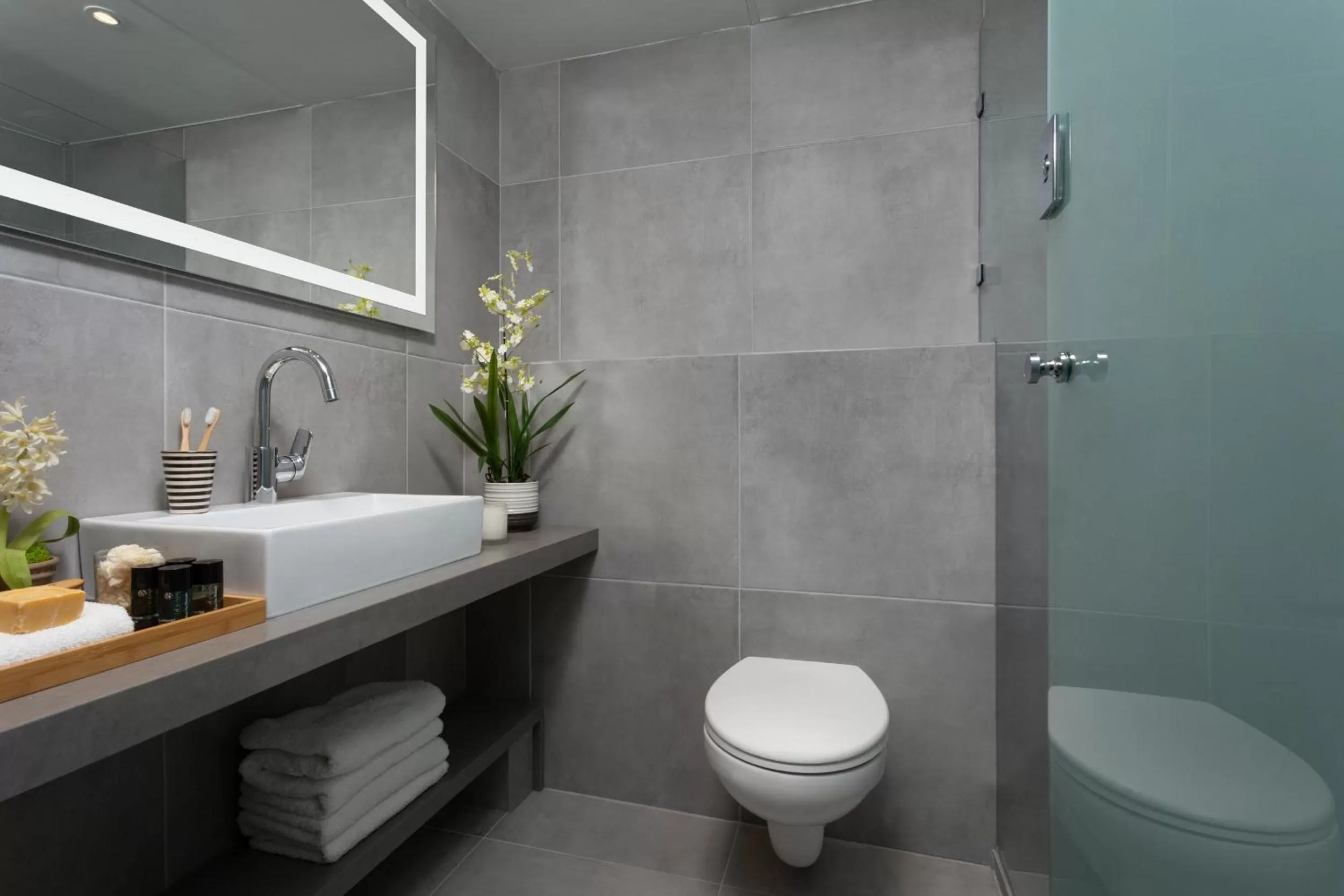 Shower in Sea Executive Suites