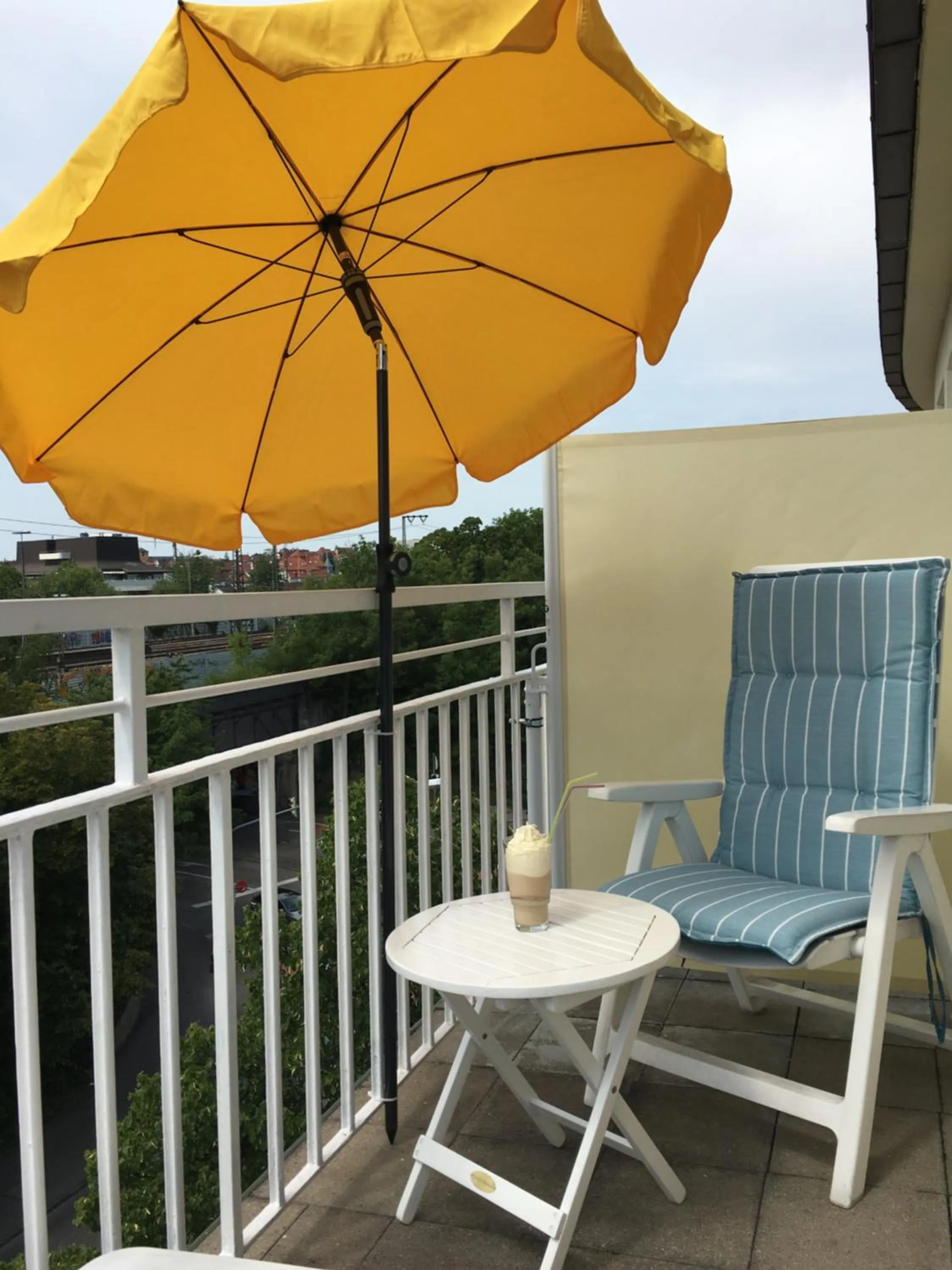 Balcony/Terrace in Komfort Hotel Ludwigsburg