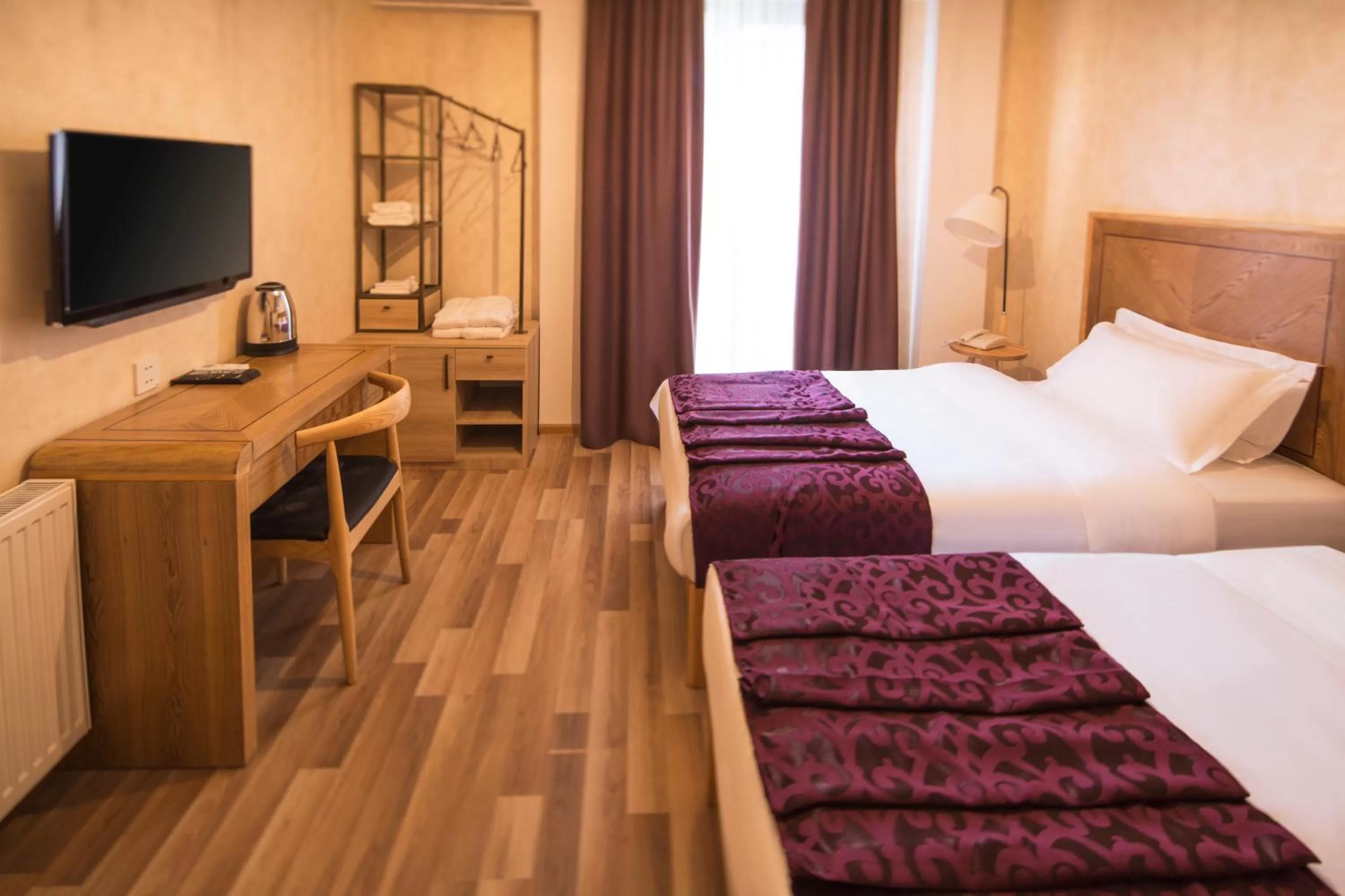 Communal lounge/ TV room, Bed in Ornament Boutique Hotel