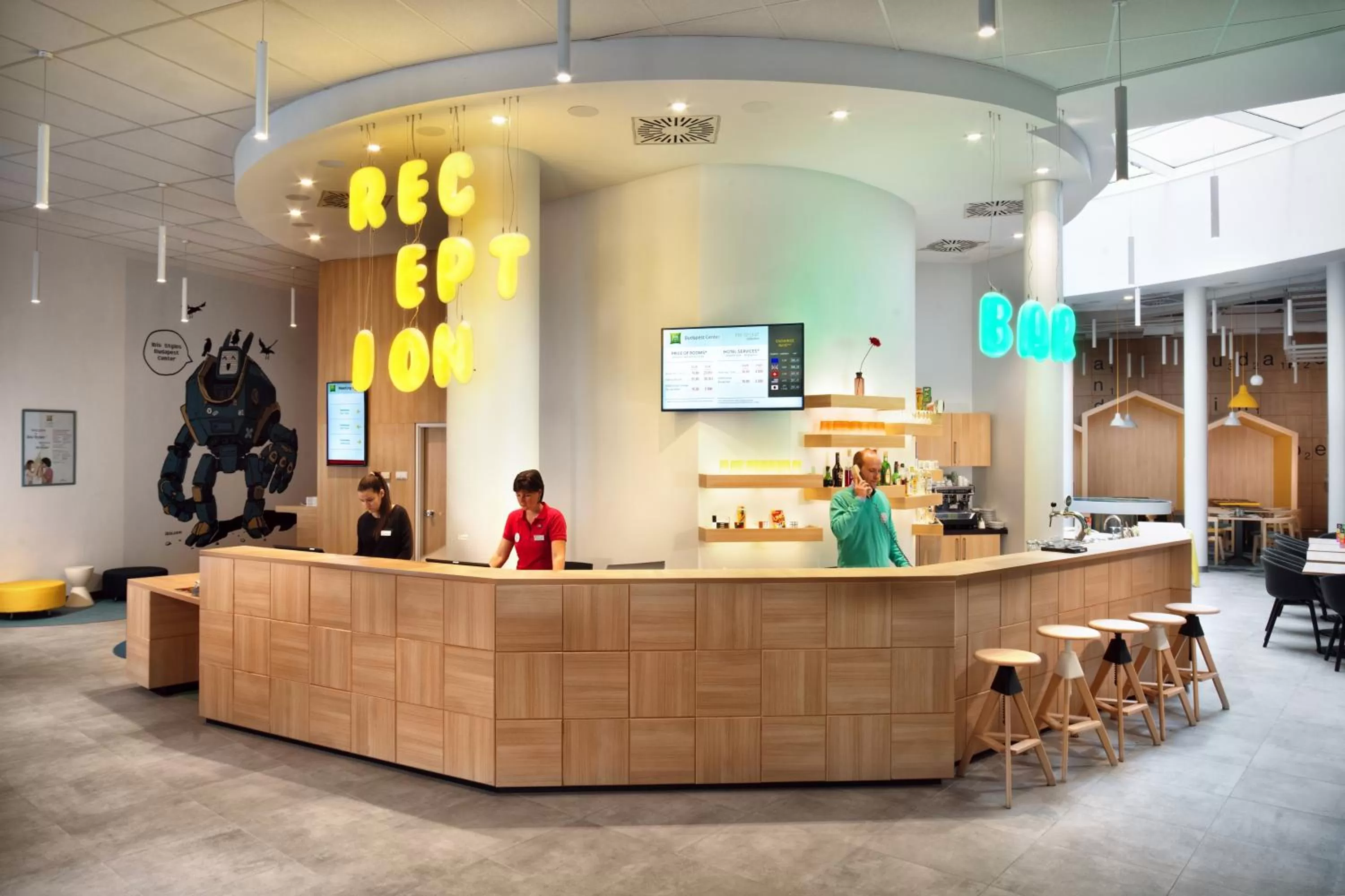 Lobby or reception in Ibis Styles Budapest Center