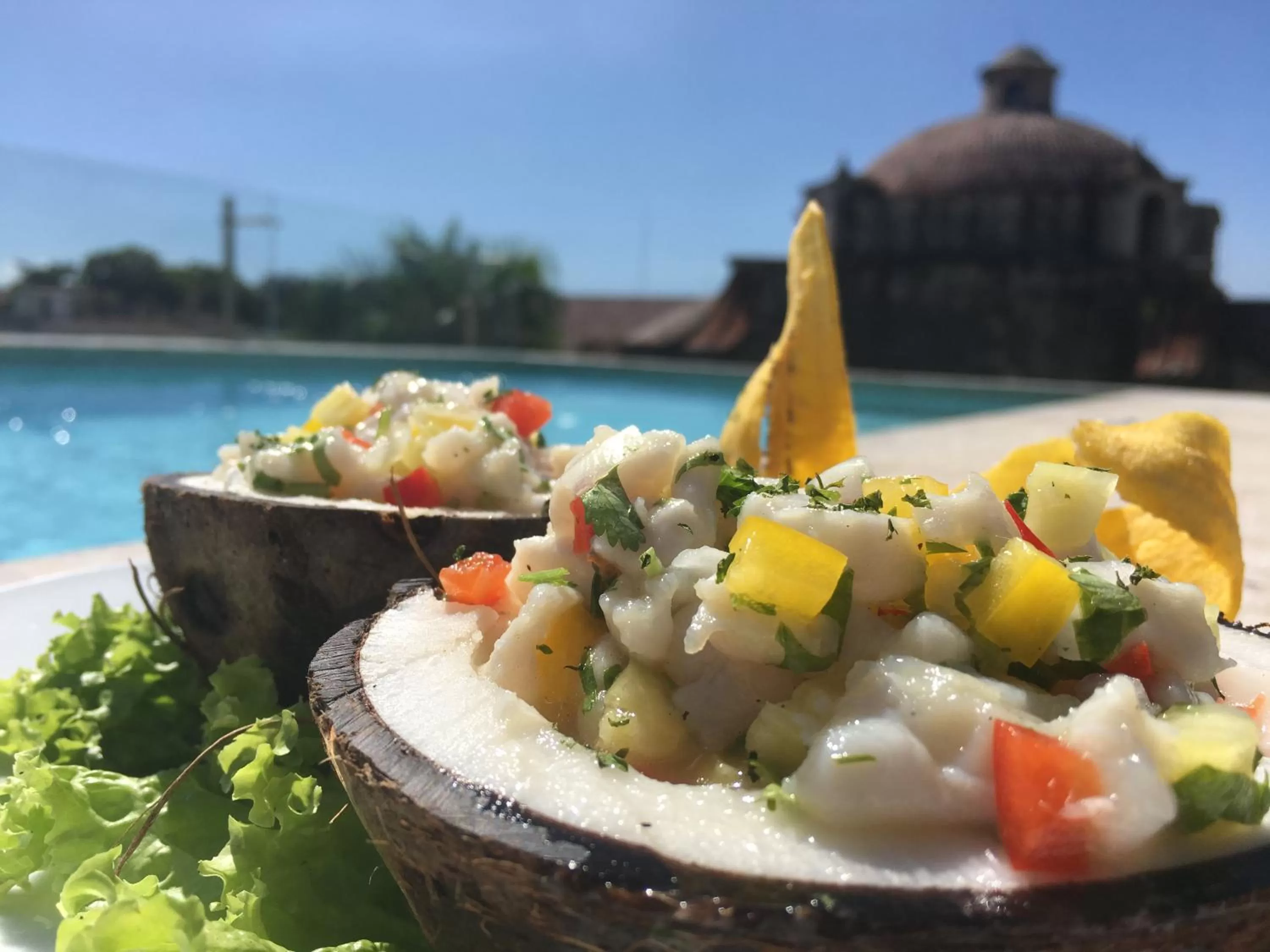 Food in Billini Hotel, Historic Luxury