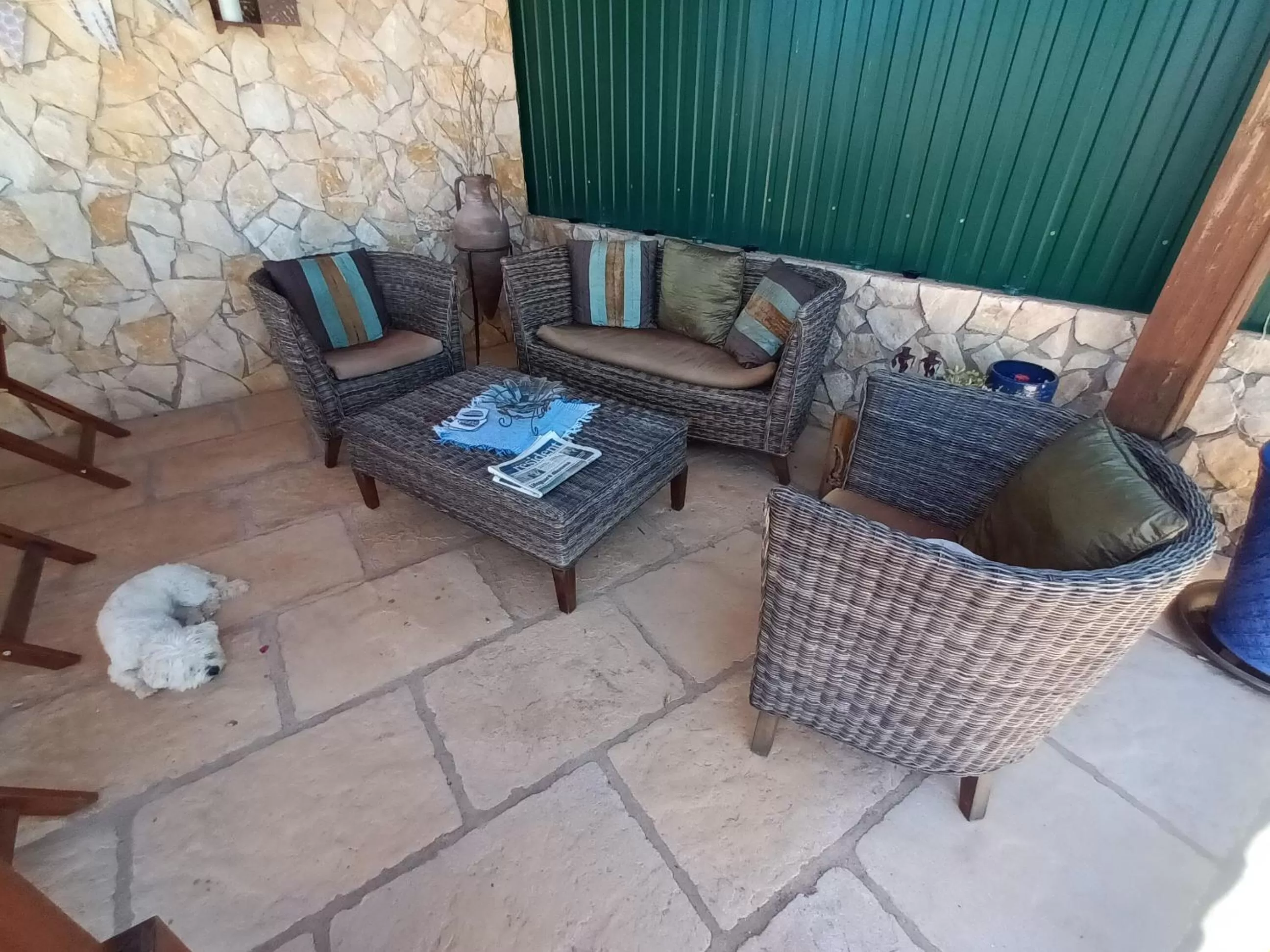Patio, Seating Area in B&B Quinta da Romãzeira
