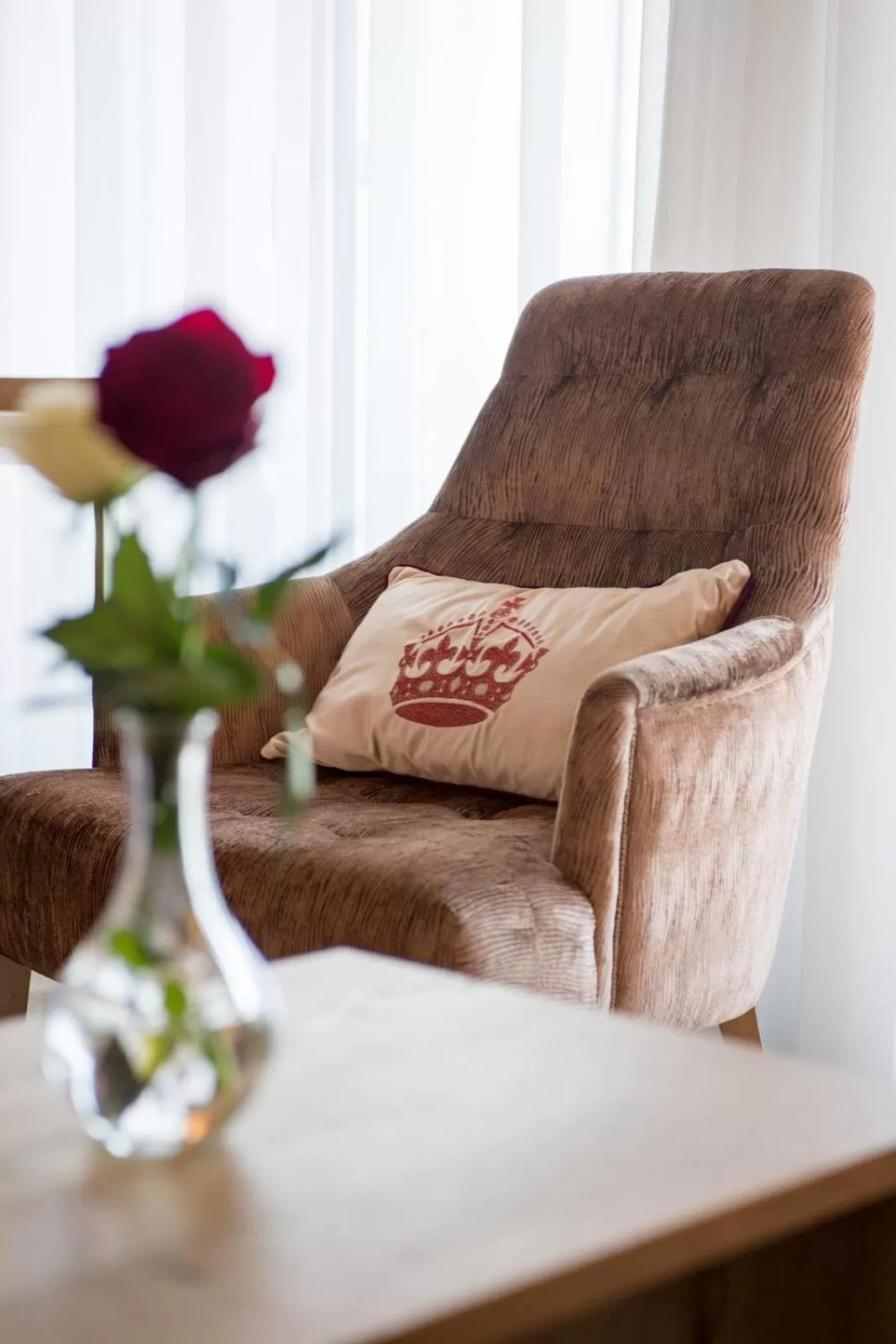 Seating area in Hotel Krone