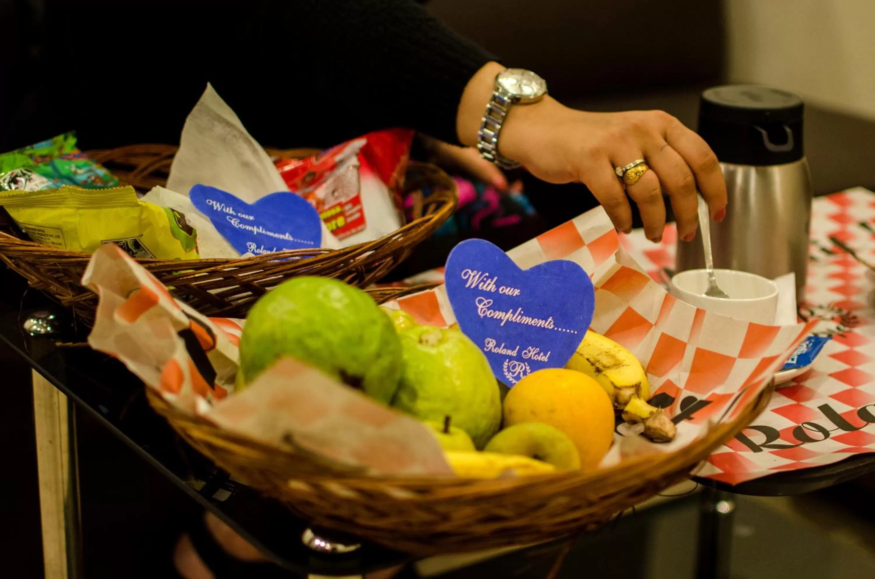 Food and drinks in Roland Hotel