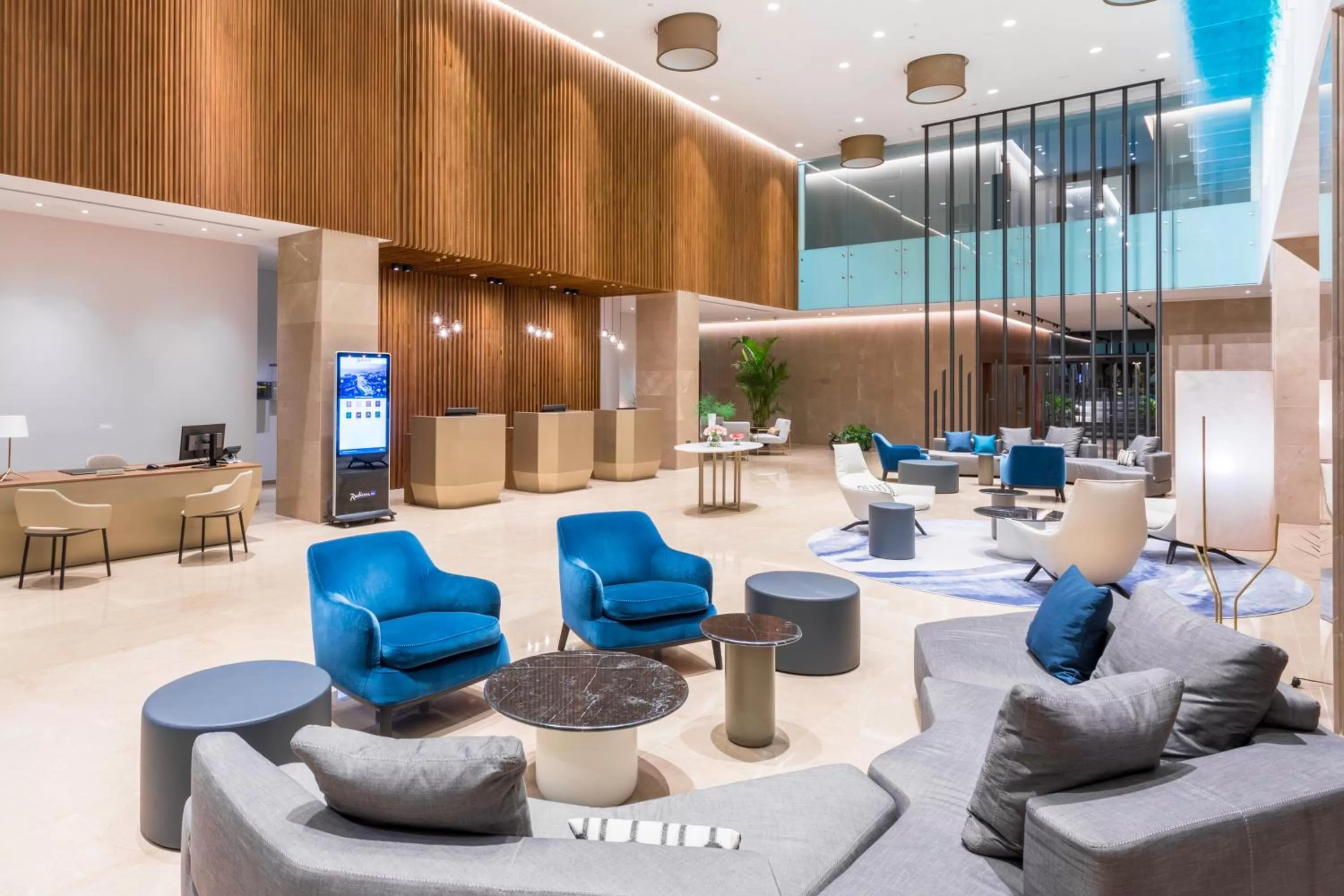 Lobby or reception in Radisson Blu Hotel, Larnaca