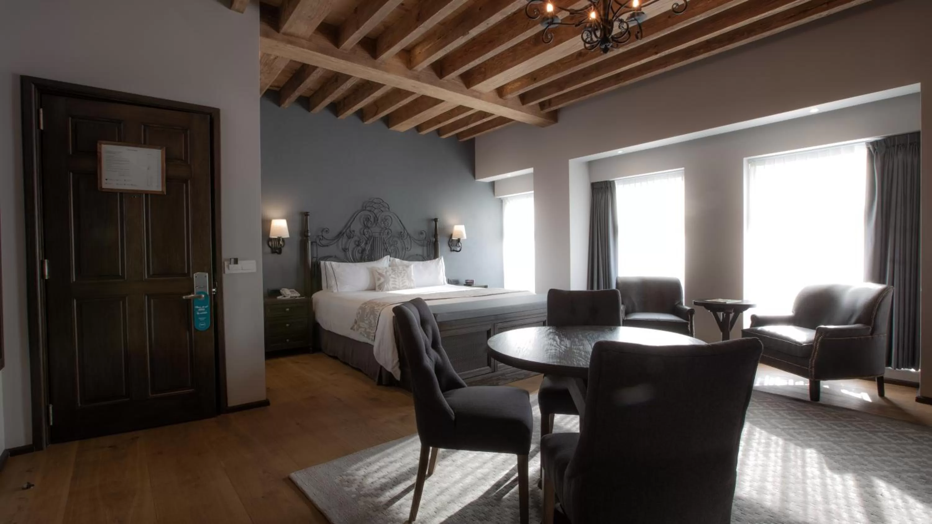 Dining area, Bed in Zocalo Central & Rooftop Mexico City