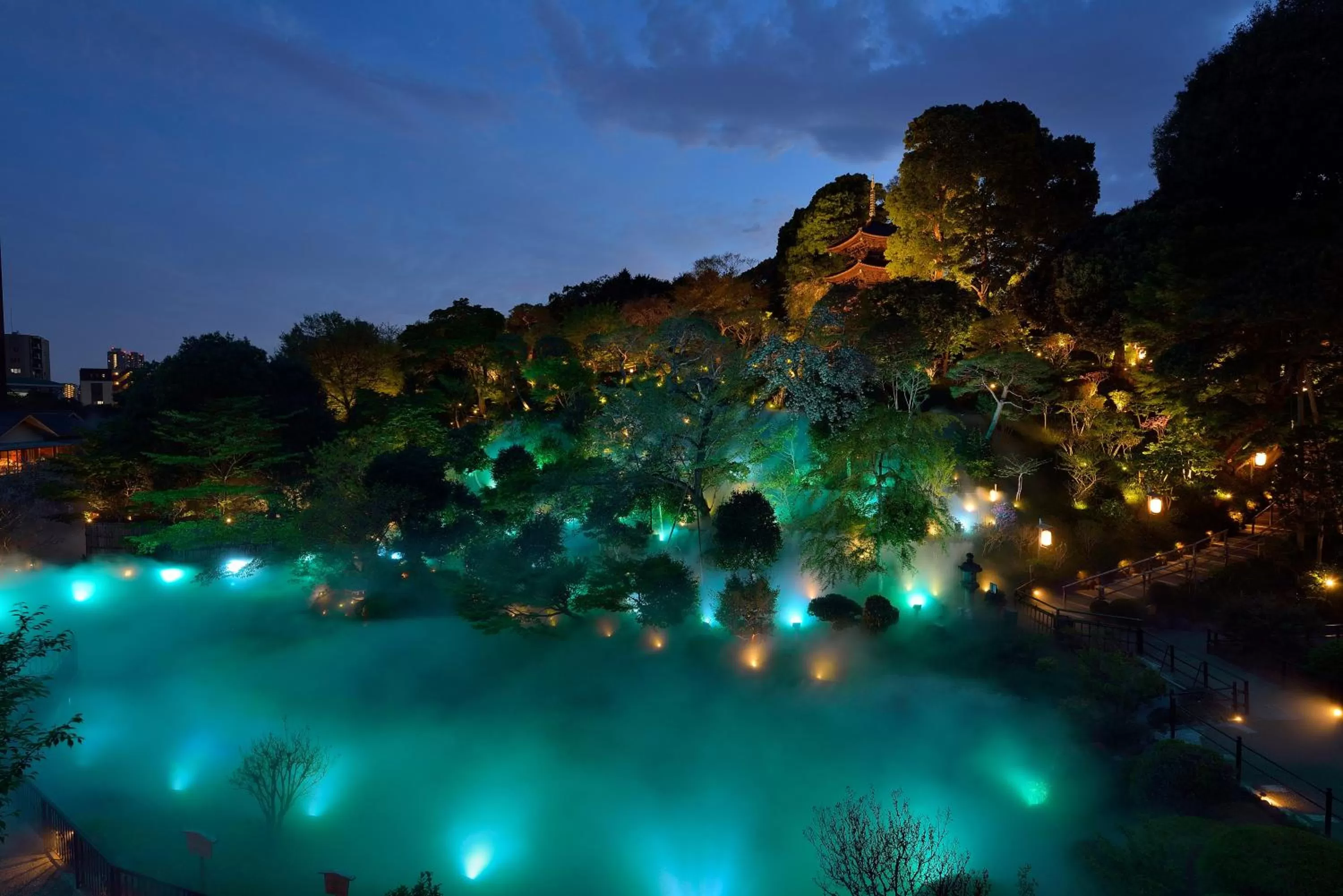 Natural landscape in Hotel Chinzanso Tokyo