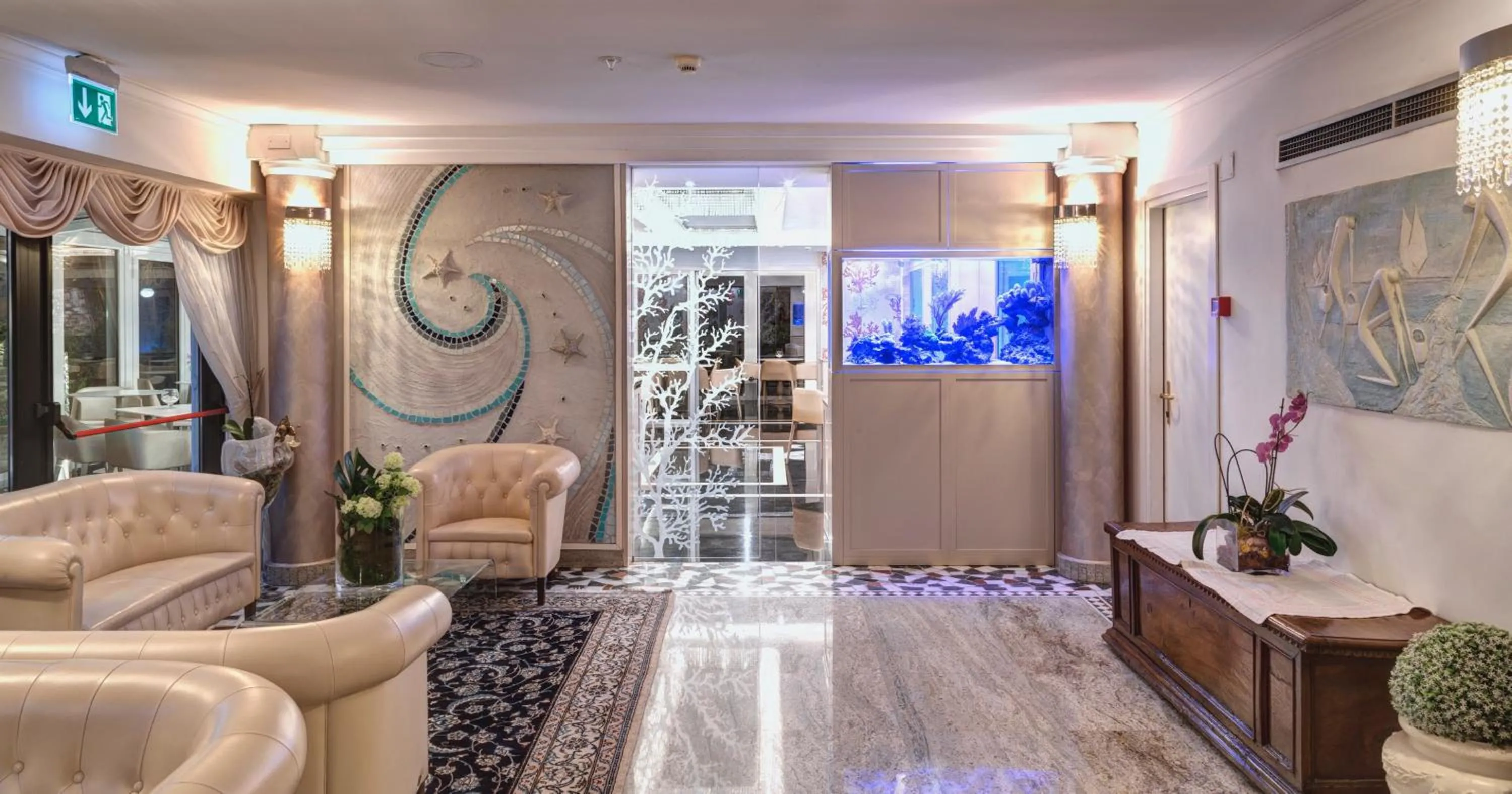 Lobby or reception in Hotel Feldberg