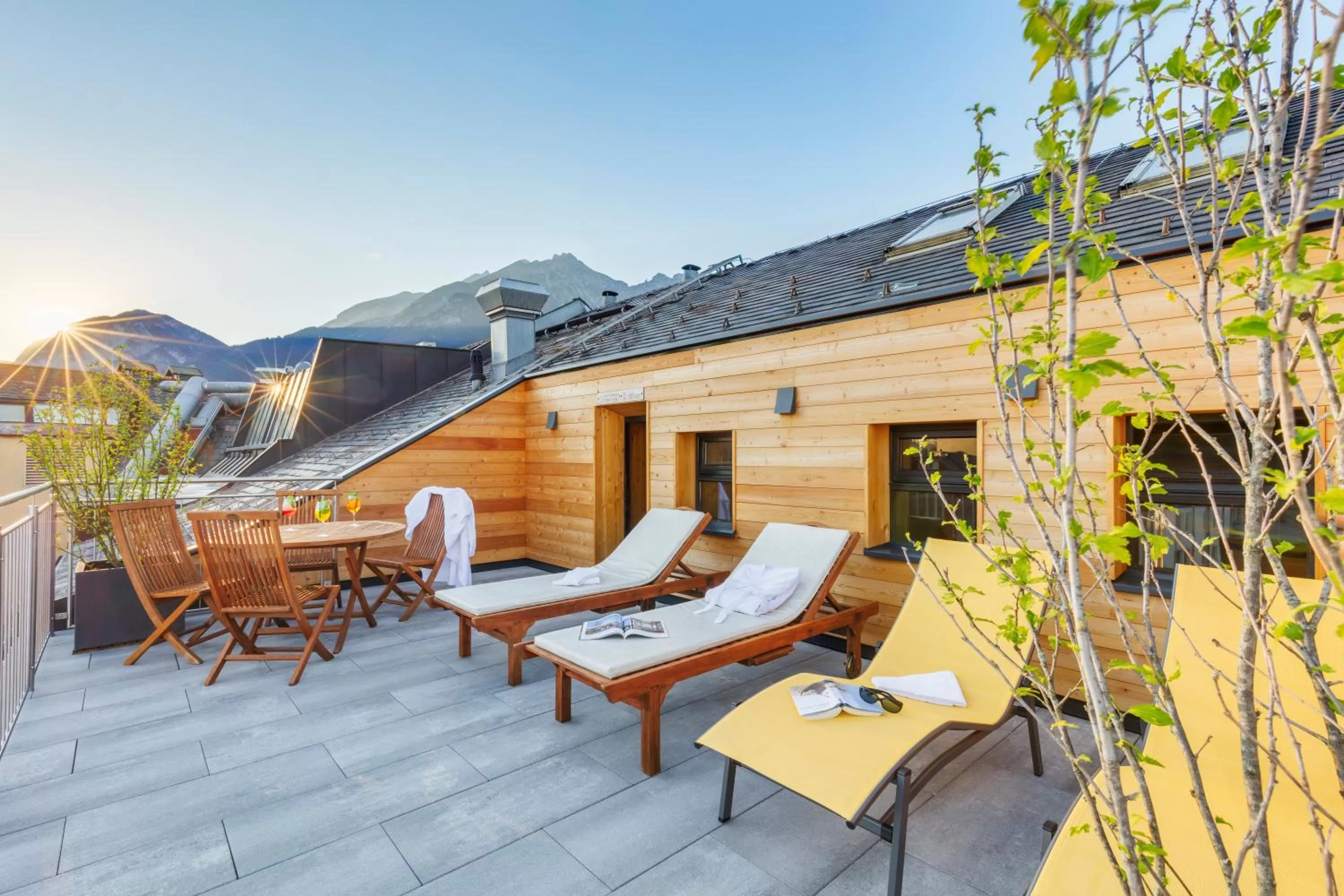 Balcony/Terrace in Hotel Central