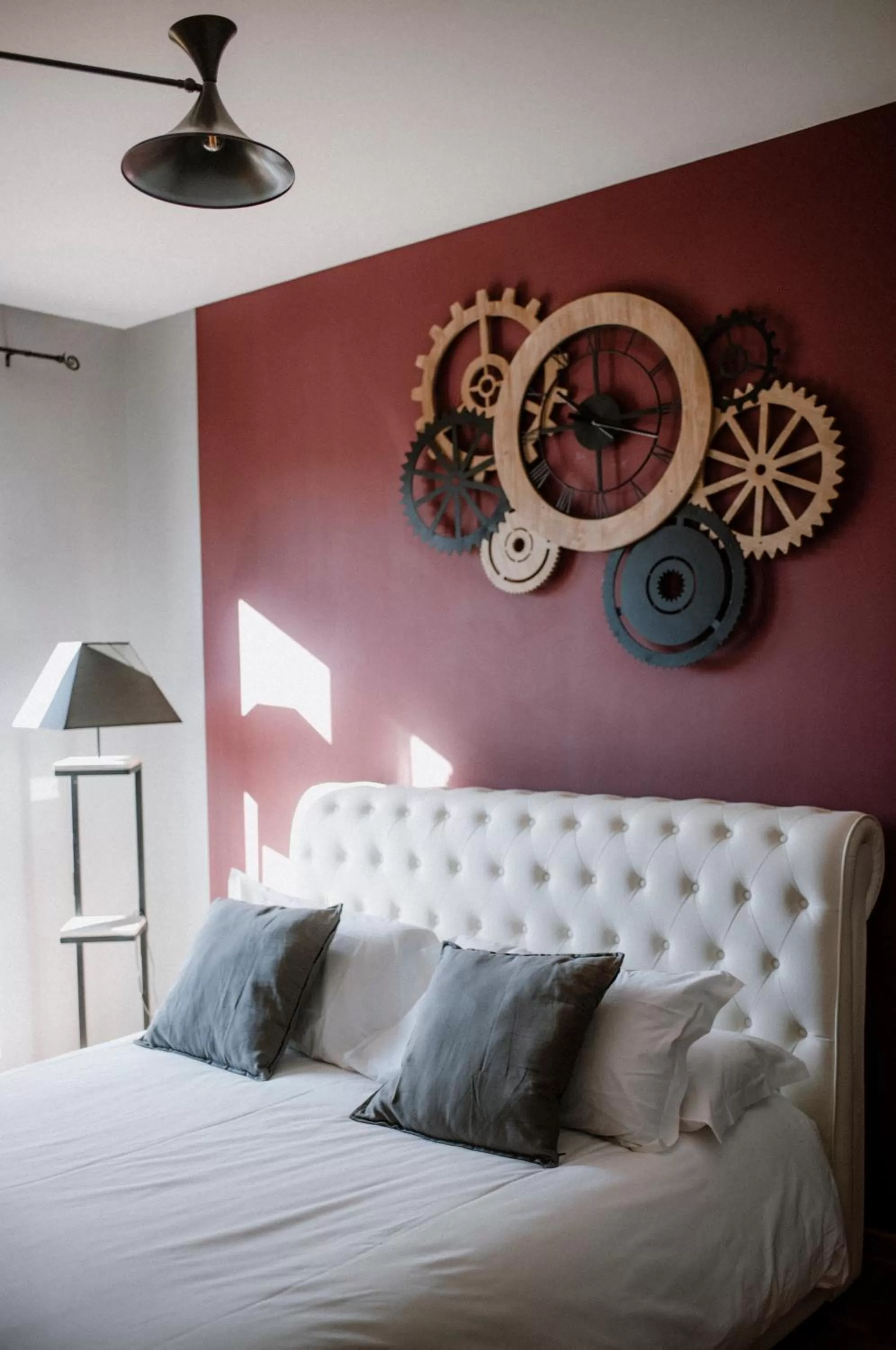 Bed in Panoramic Villa Garassino - country rooms and fine restaurant