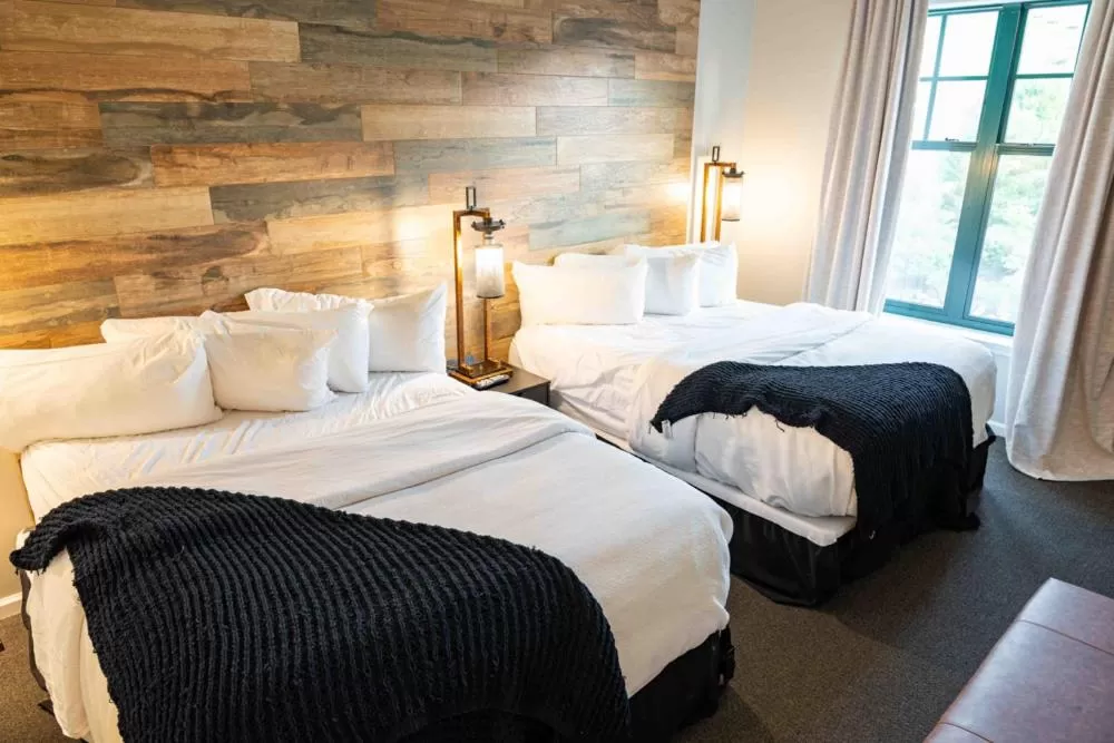 Bed in The Appalachian at Mountain Creek