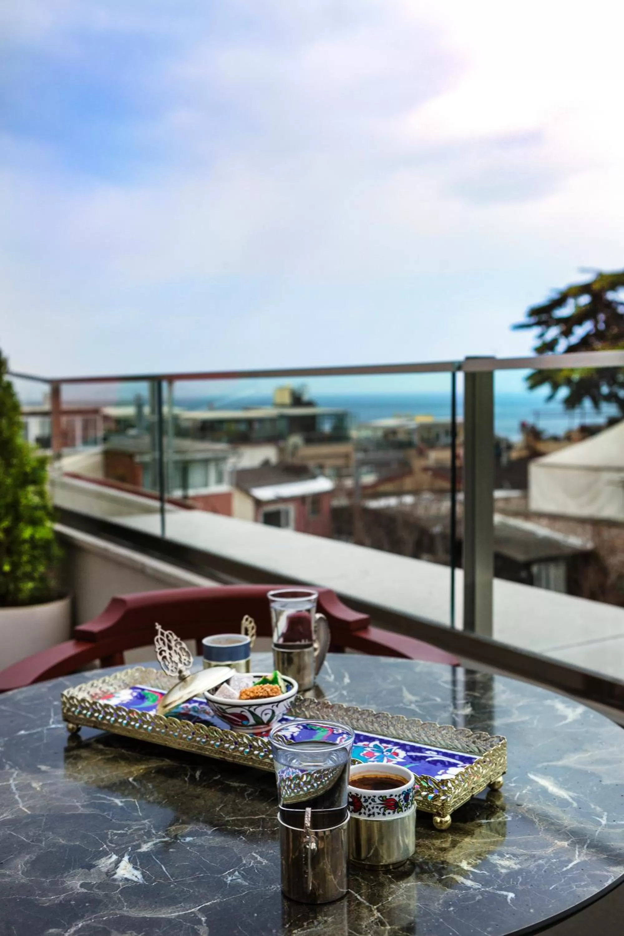 Sea view in Obelisk Hotel & Suites