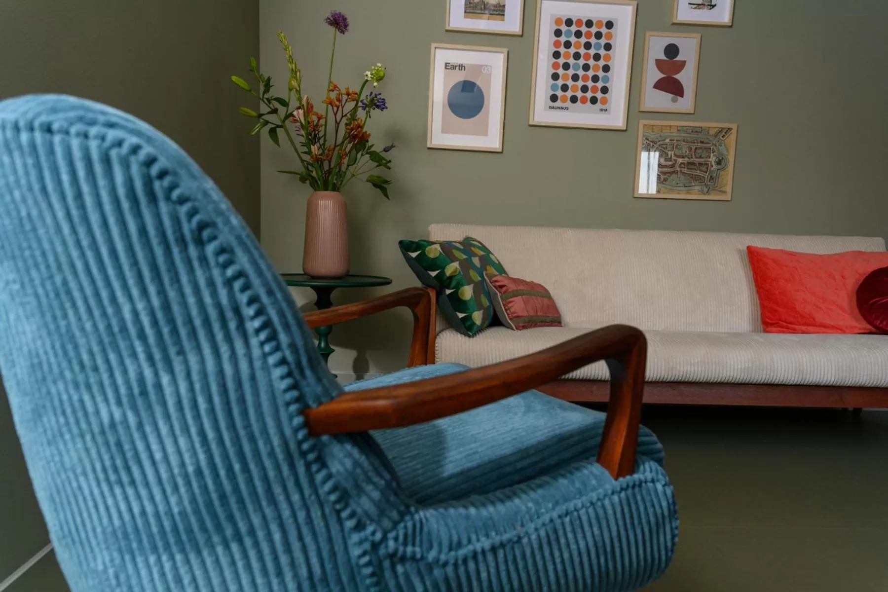 Living room in B&B Turfkade9