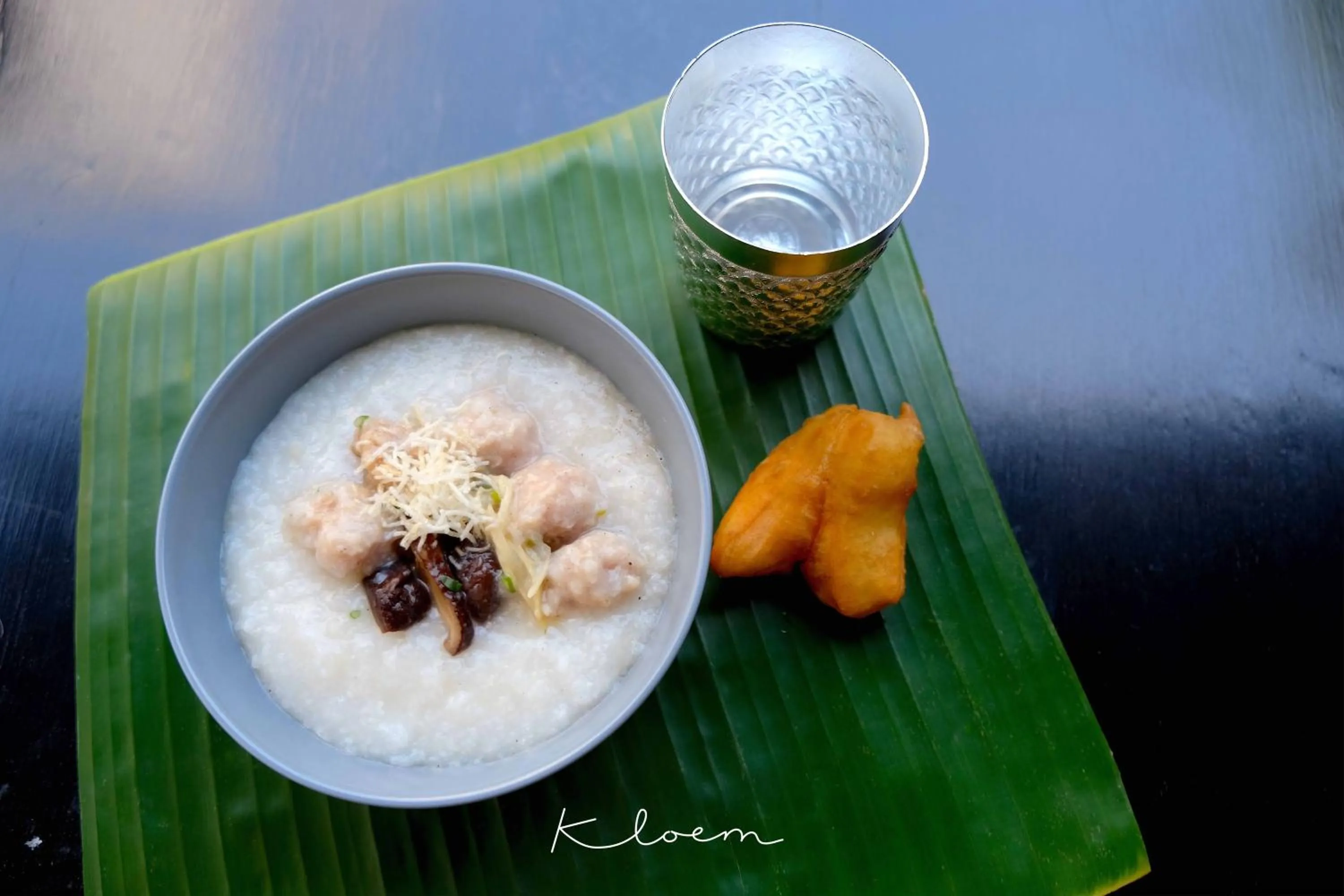 Food close-up in Kloem Hostel