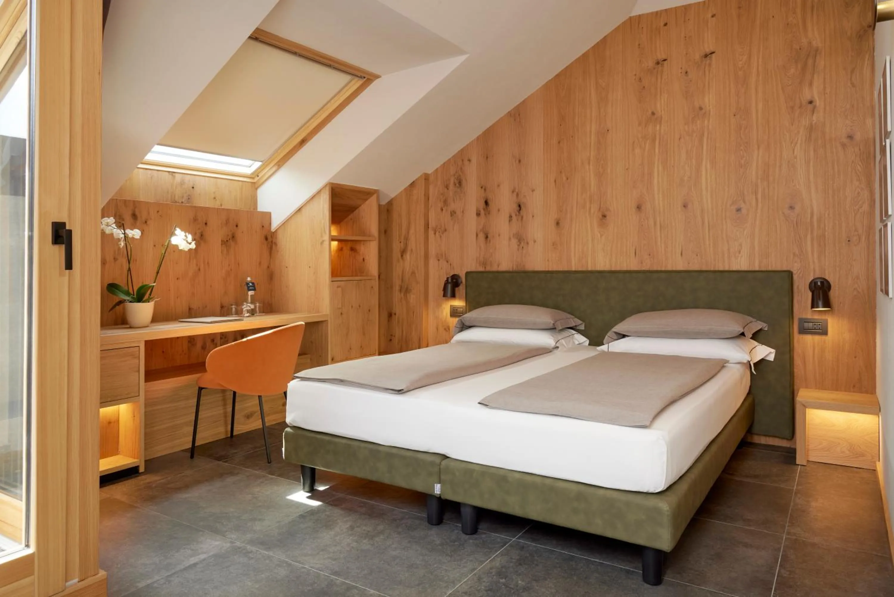 Bedroom, Bed in Hotel Rezia